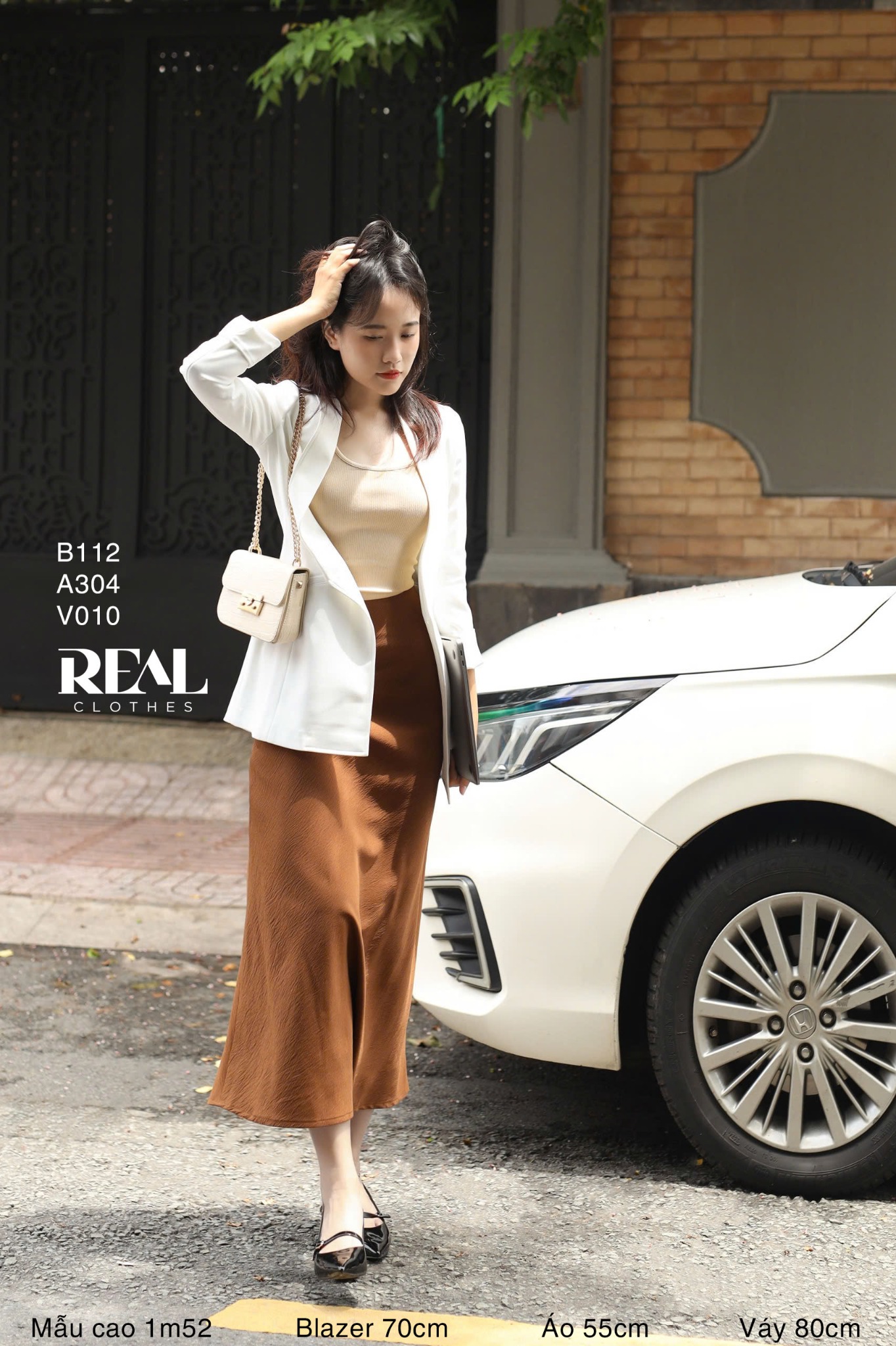 Váy Milan nâu SALE