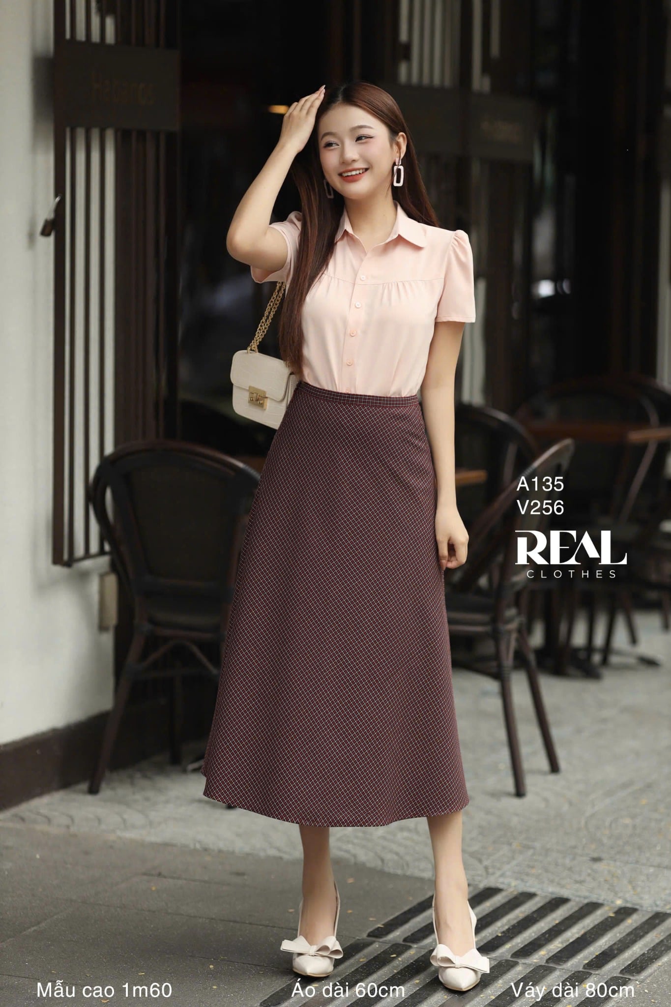 Sơ Mi Cánh Tiên Cam Nhạt