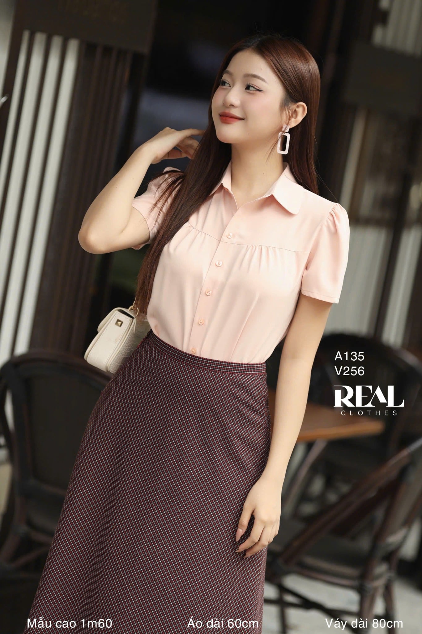 Sơ Mi Cánh Tiên Cam Nhạt