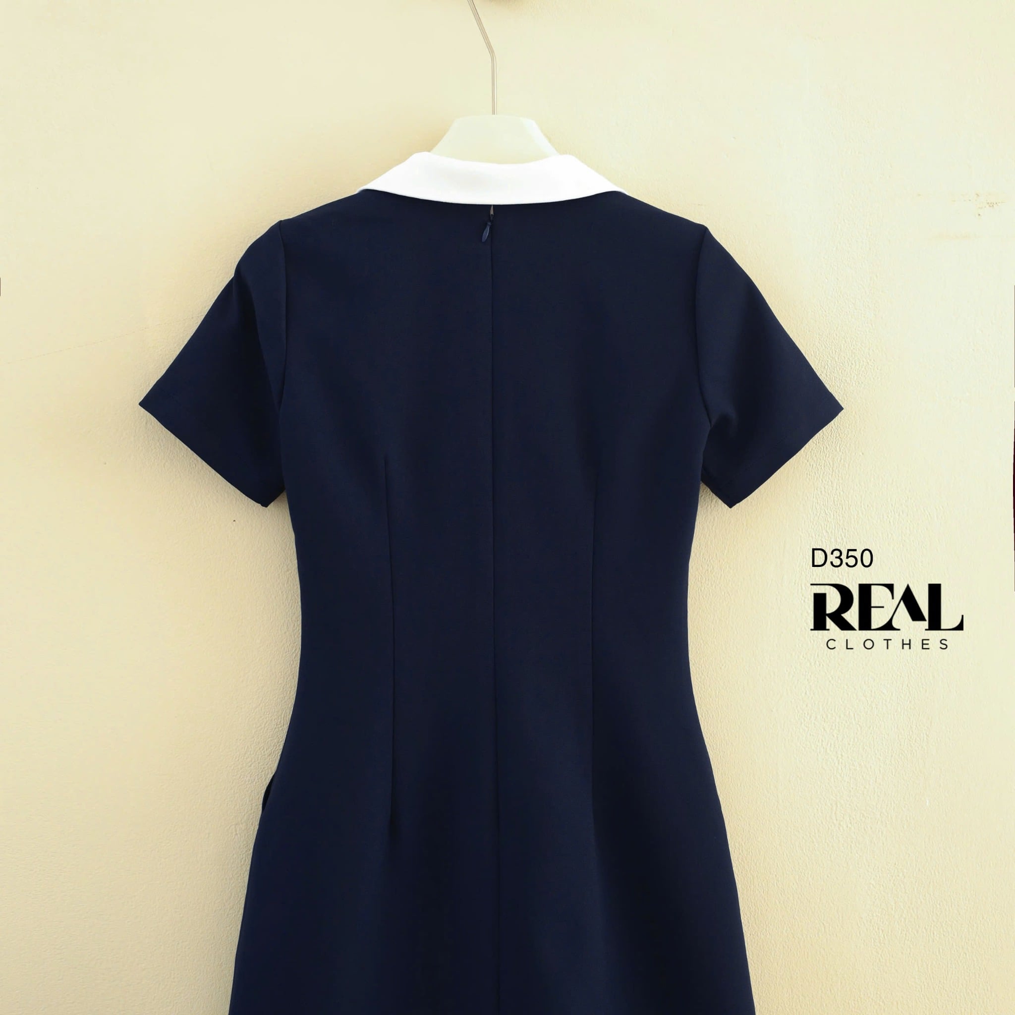 Đầm Zipper xanh đen SALE - size S