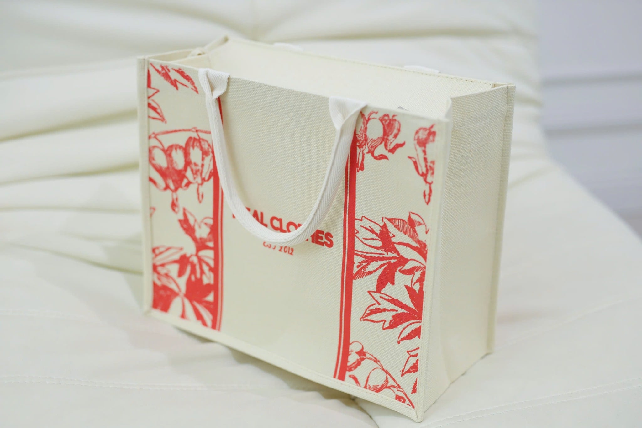 Túi cói sọc REAL