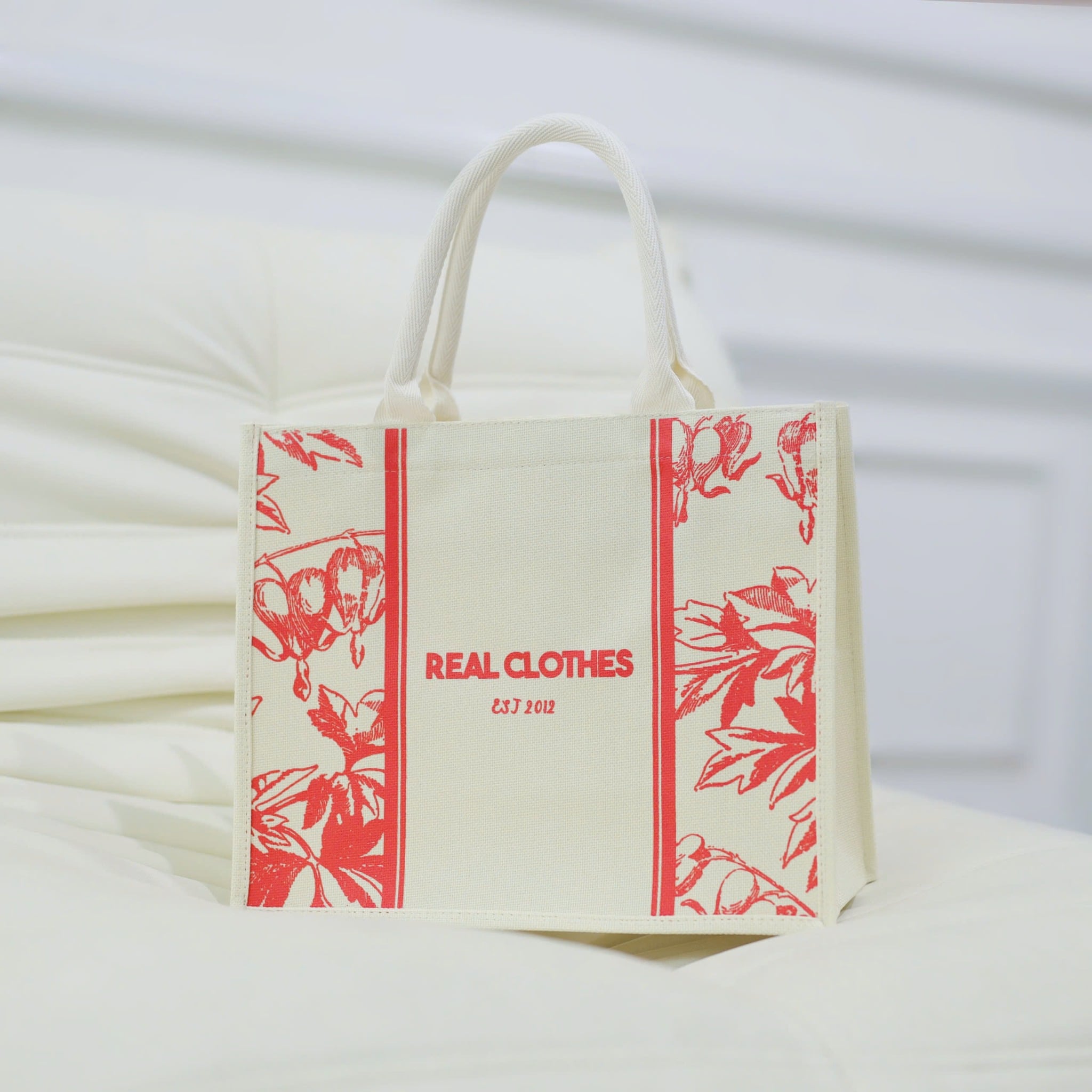 Túi cói sọc REAL