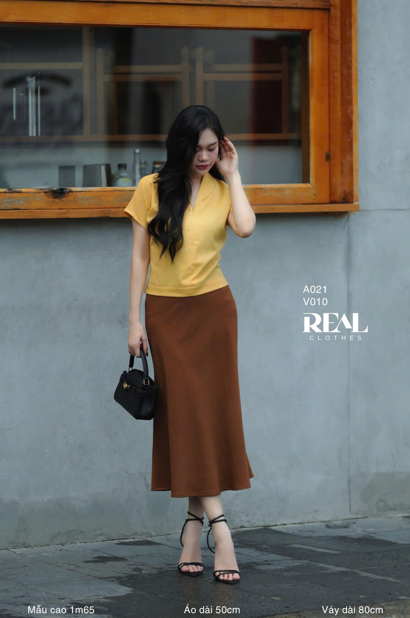 Váy Milan nâu SALE