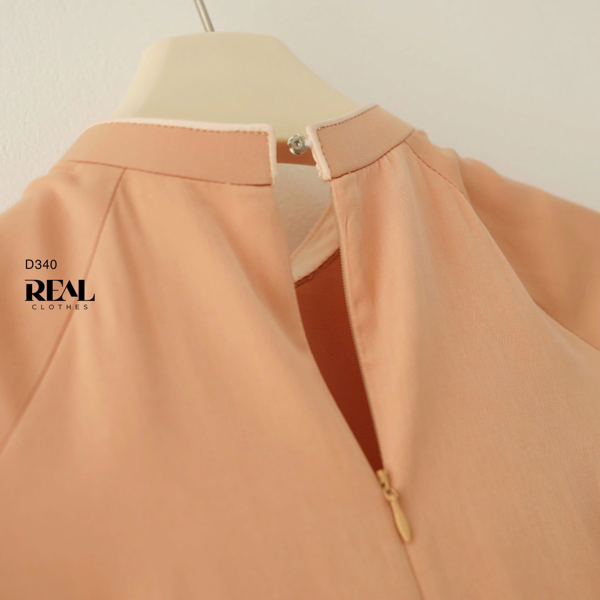 Áo dài cách tân Tigon cam nude - size XL