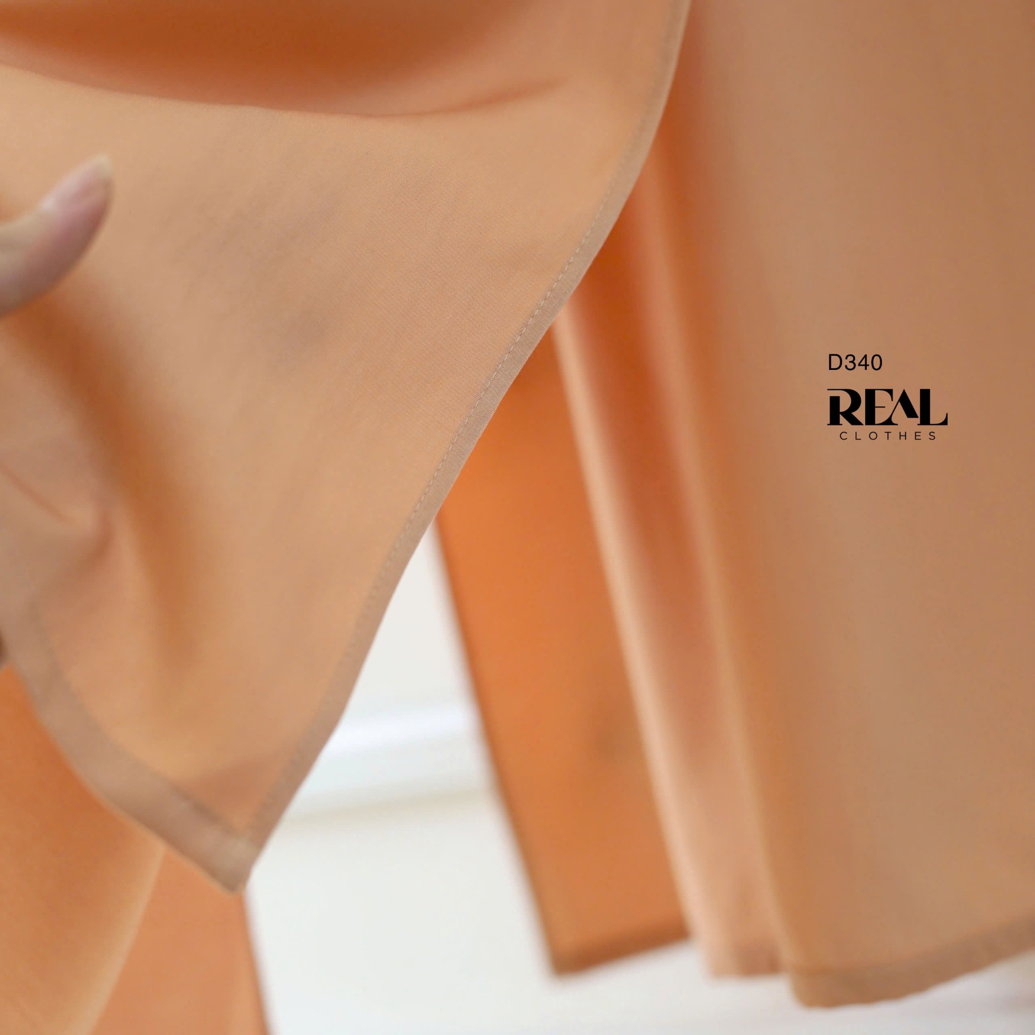 Áo dài cách tân Tigon cam nude - size XL