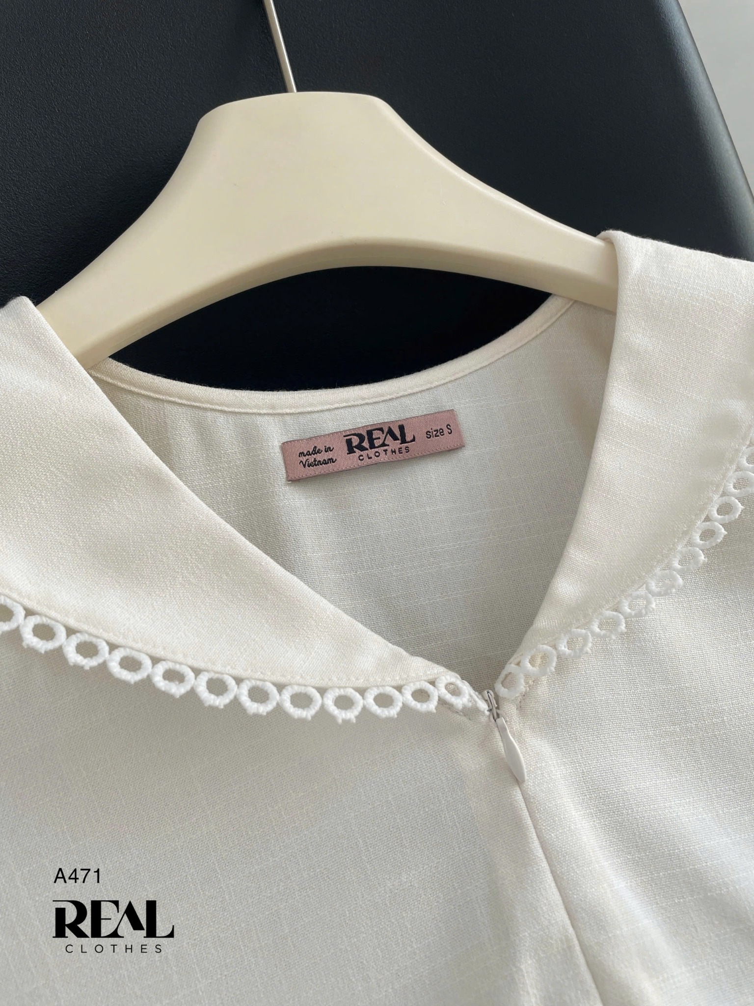 Áo thủy thủ ren trắng SALE