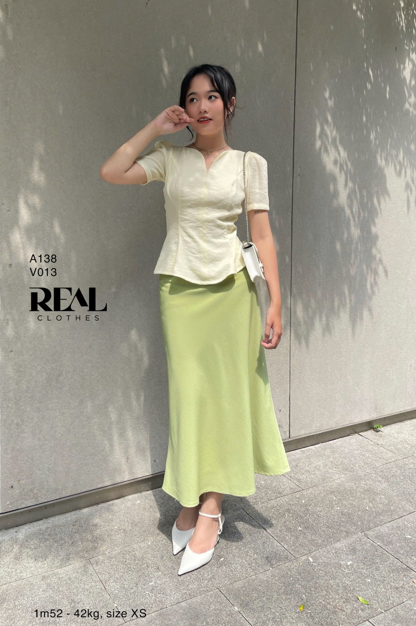 Váy Milan xanh bơ SALE