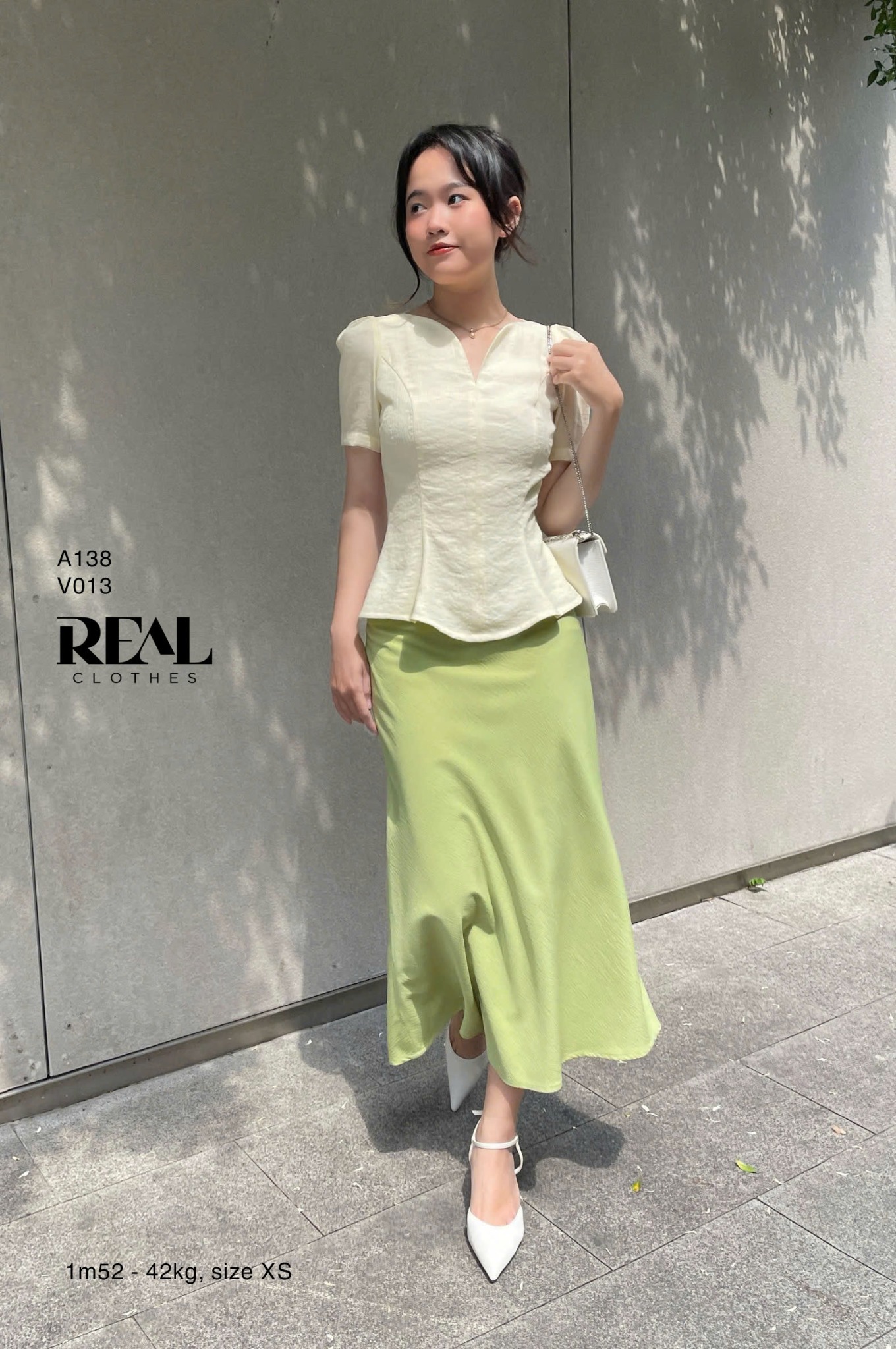 Váy Milan xanh bơ SALE