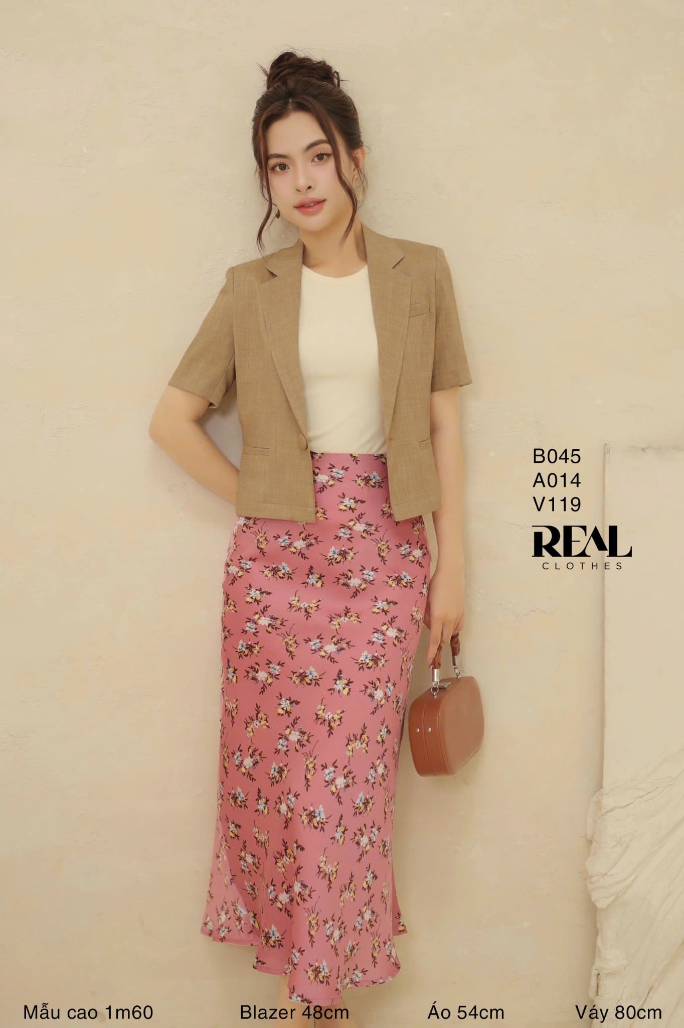 Váy Milan hoa hồng SALE