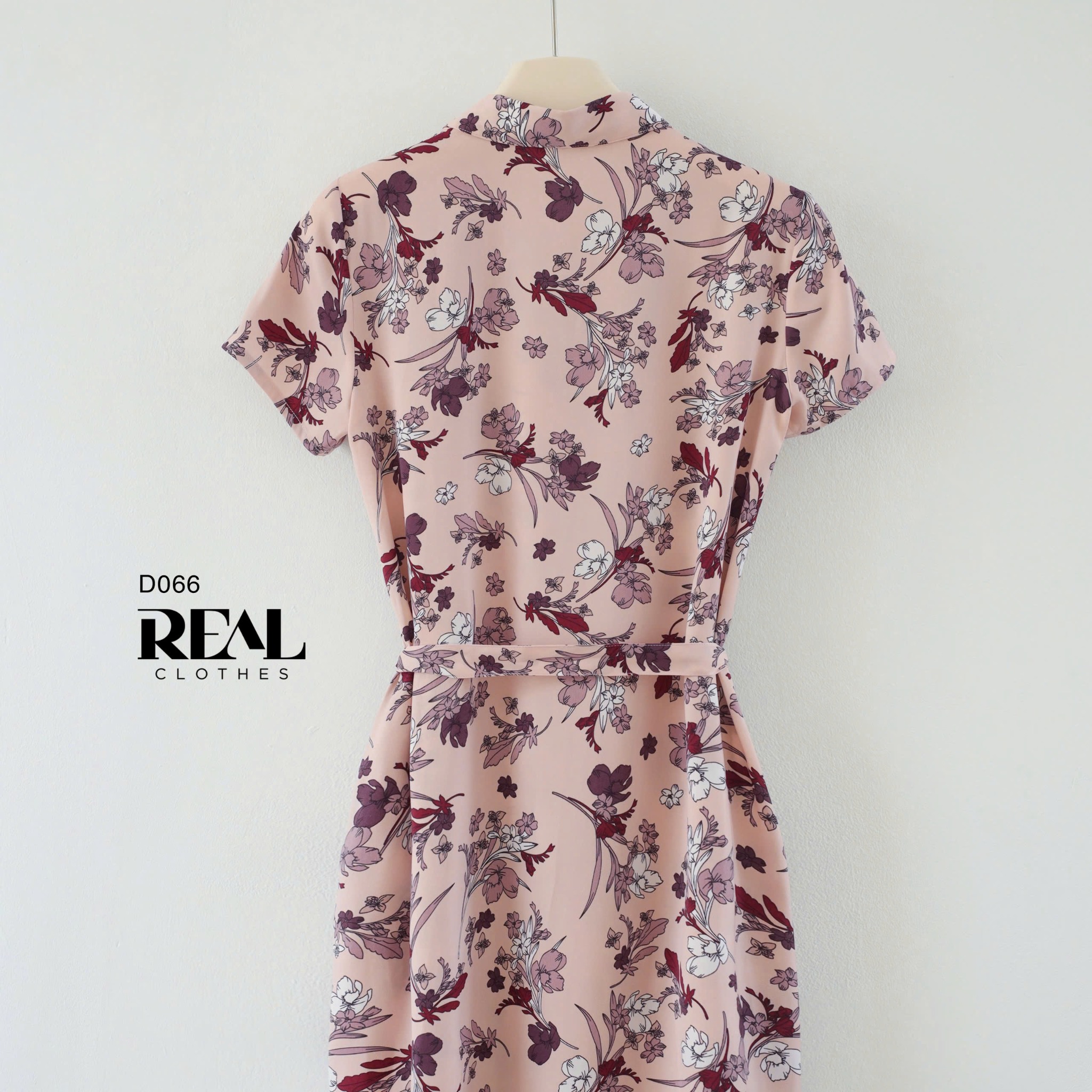 Đầm sơ mi hoa tím SALE