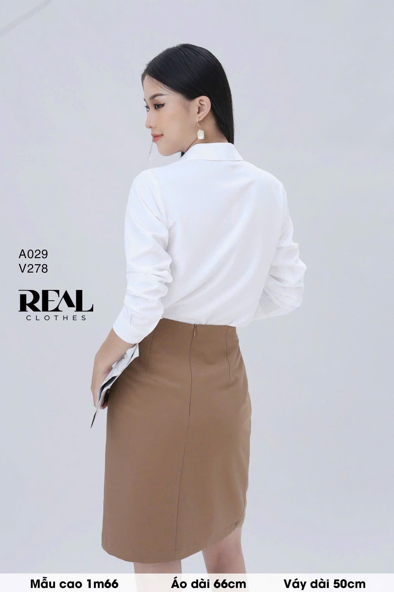 Váy office cà phê sữa