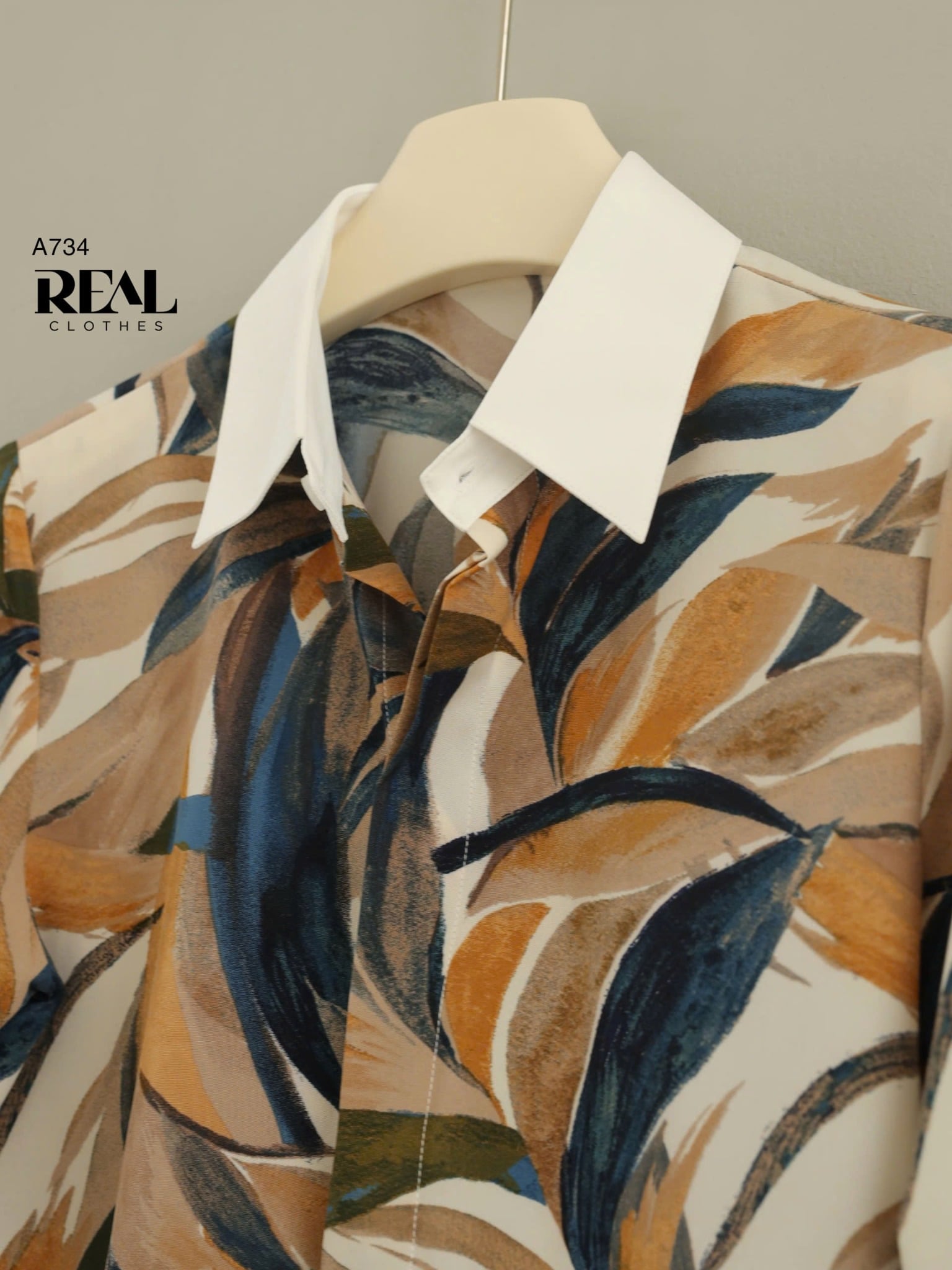 Sơ mi phối cổ nhiều màu SALE