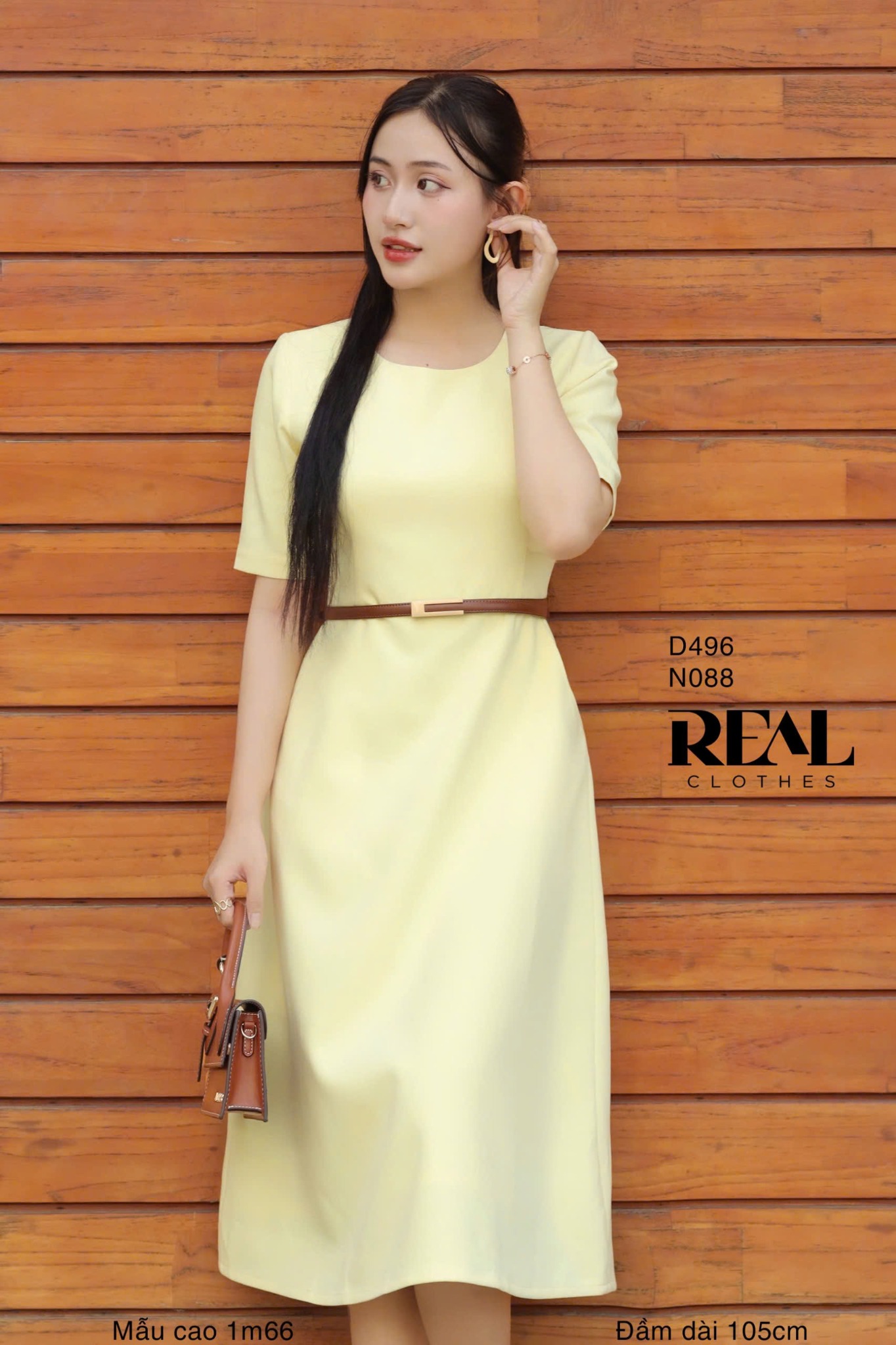 Đầm Classic vàng (Không kèm belt)