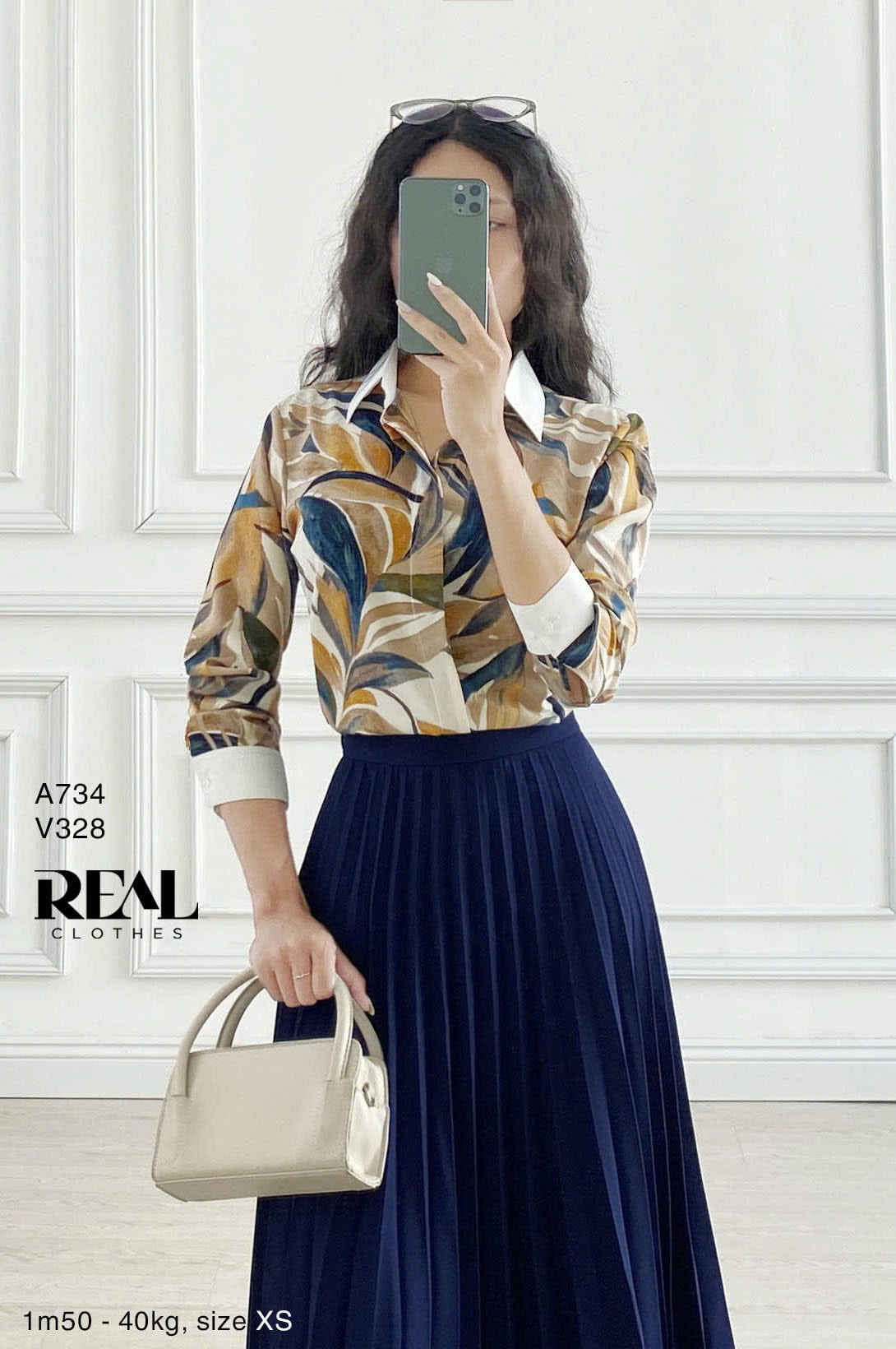 Sơ mi phối cổ nhiều màu SALE