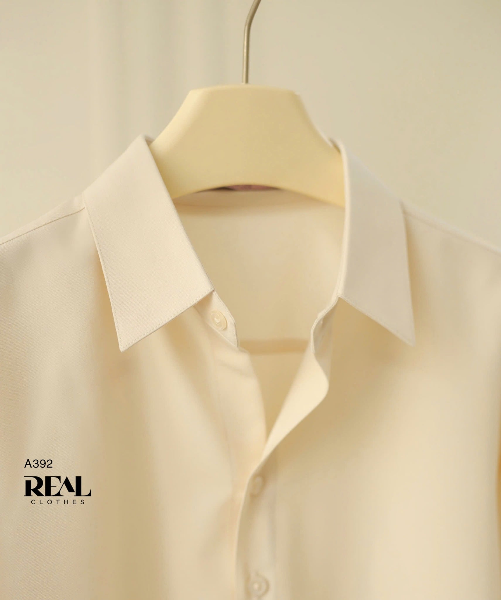 Sơ mi form rộng kem SALE