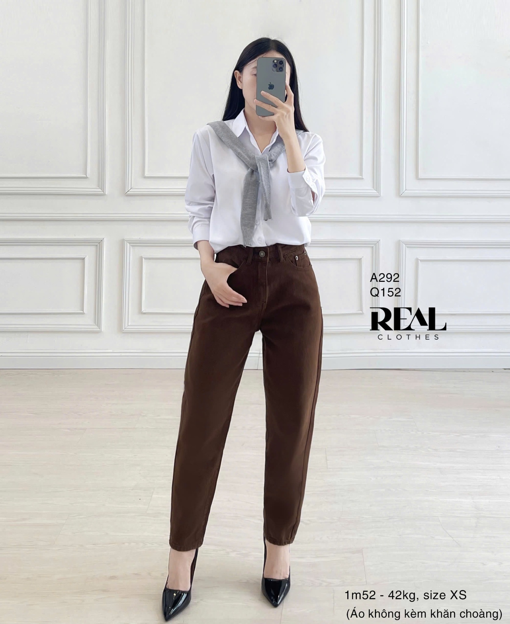 Sơ mi form rộng trắng SALE