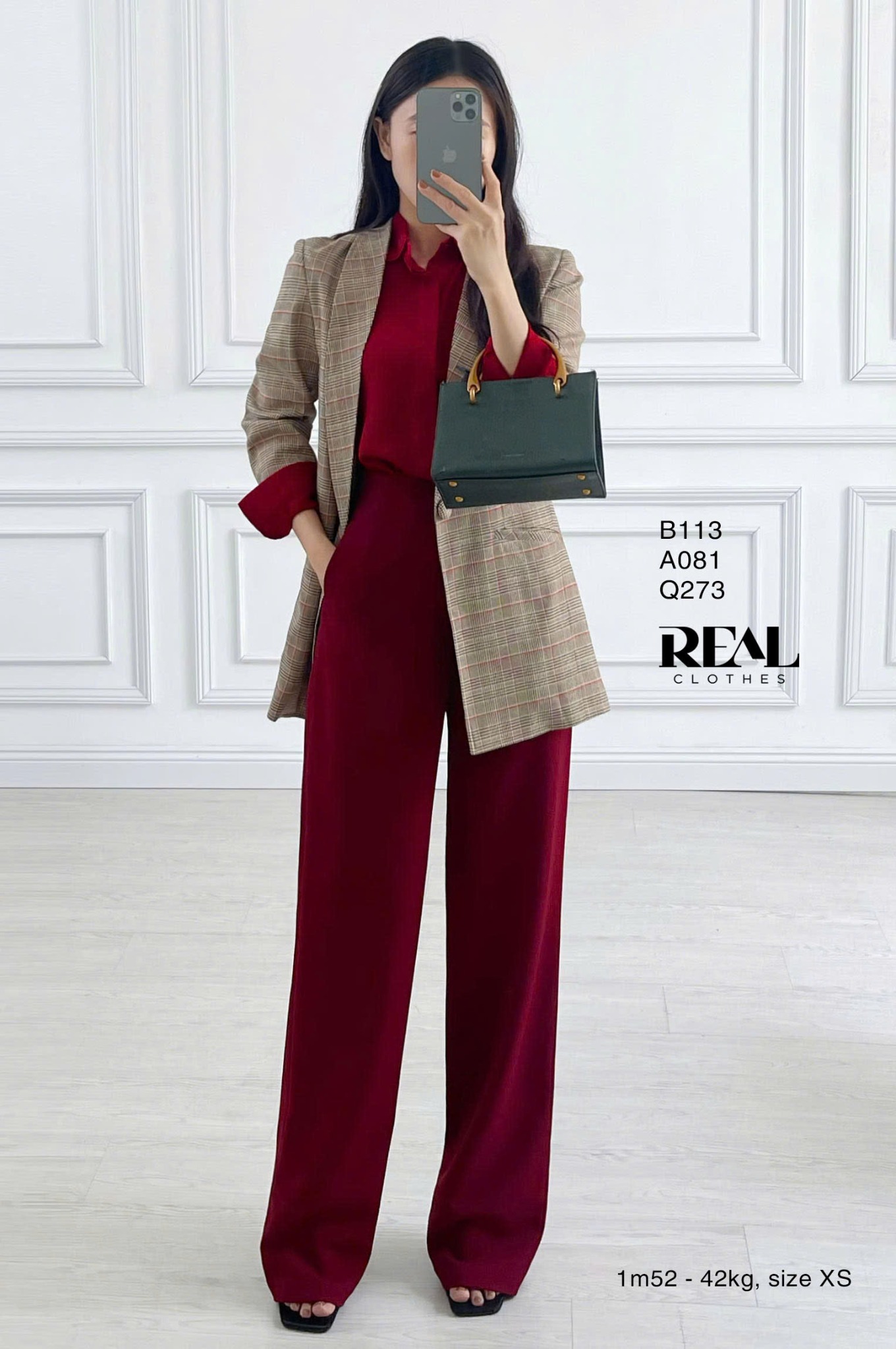 Blazer HQ Caro Đỏ