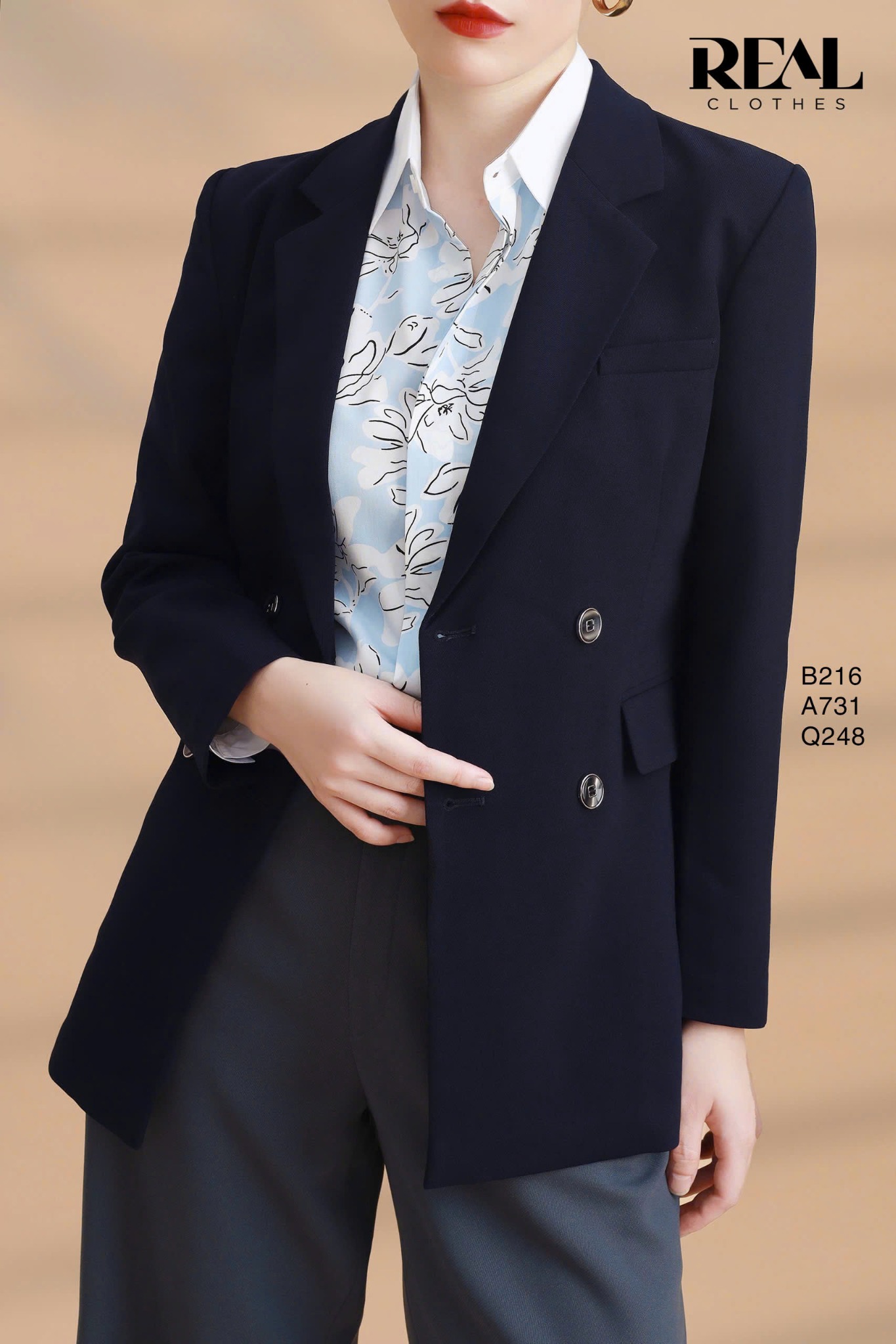 Blazer Paris xanh đen SALE