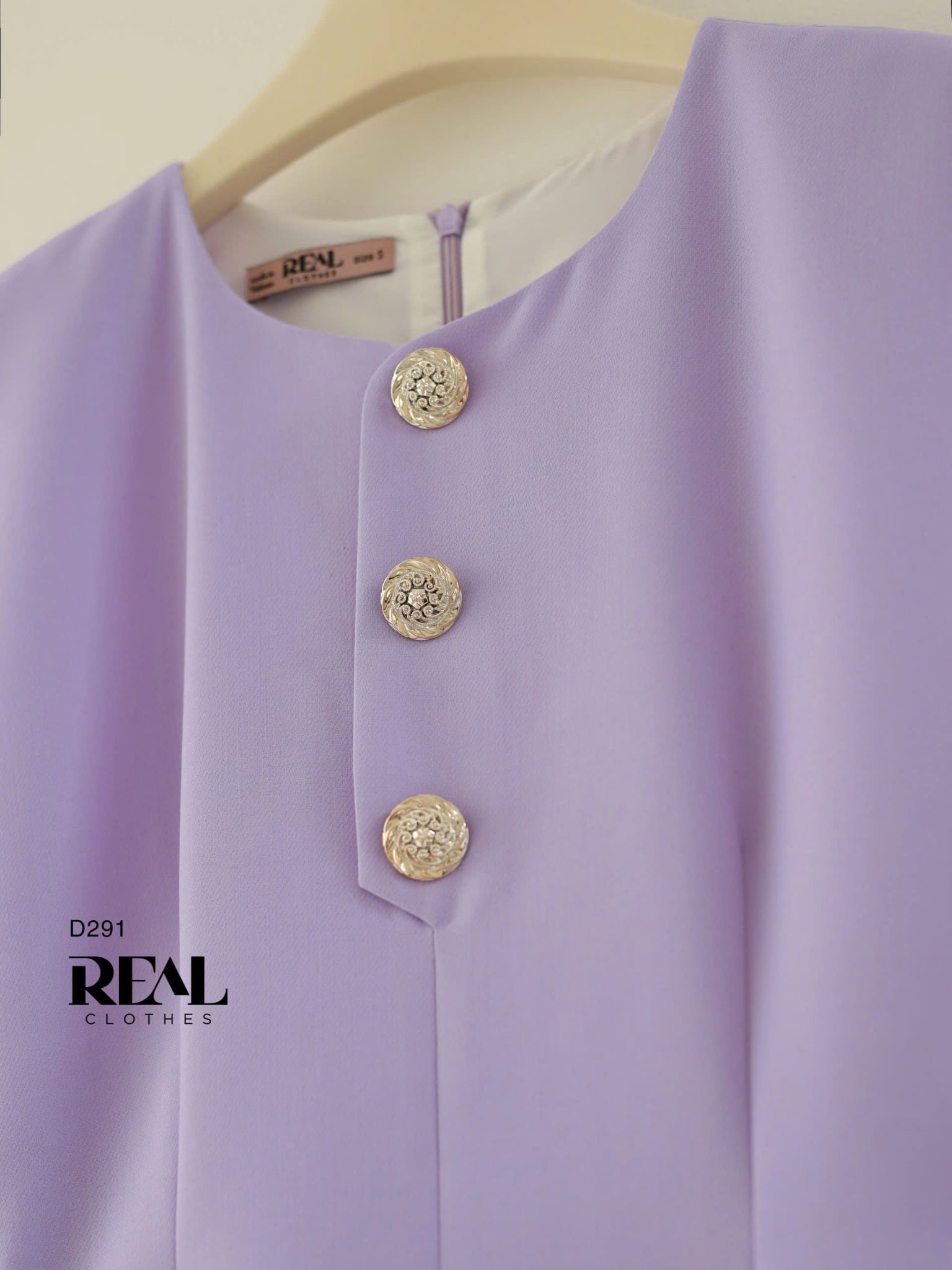 Đầm Hailey Tím Nhạt