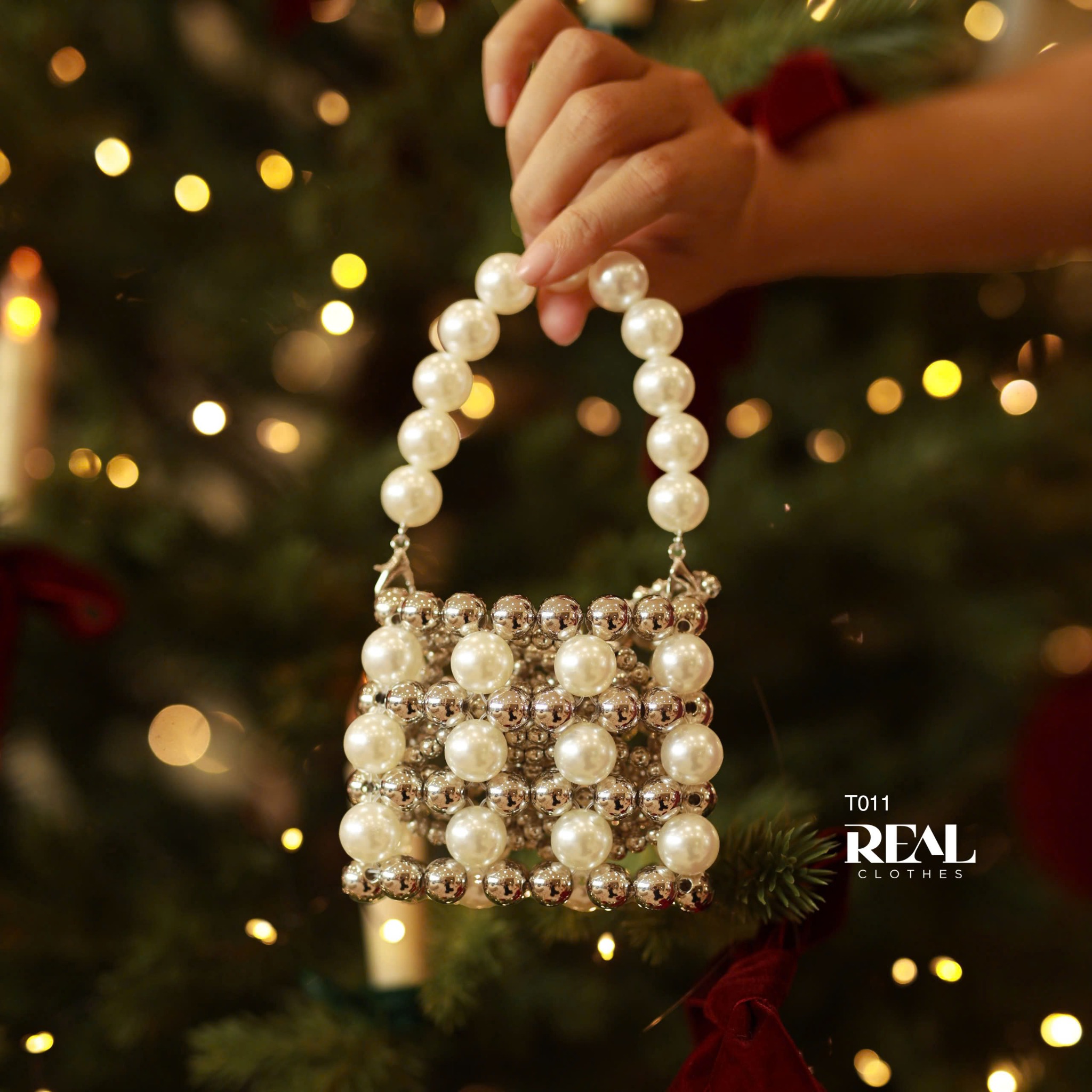 Túi chéo ngọc trai