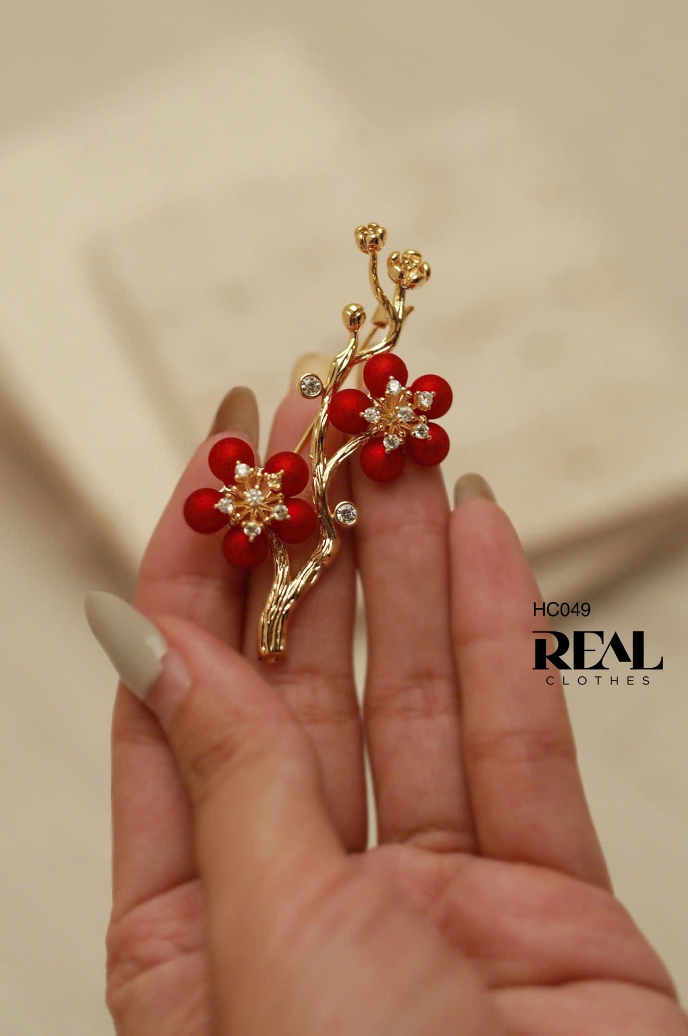 Cài áo premium mai vàng