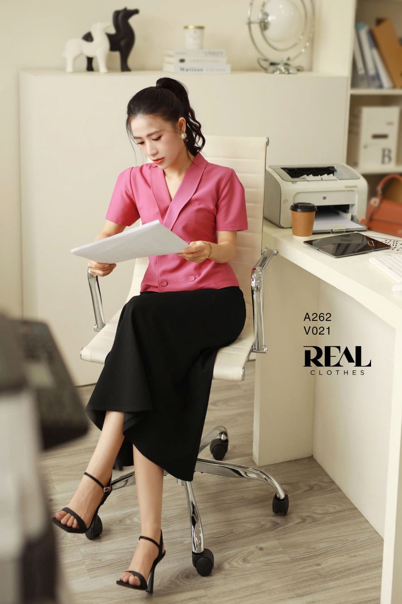 Áo Emma hồng dâu SALE