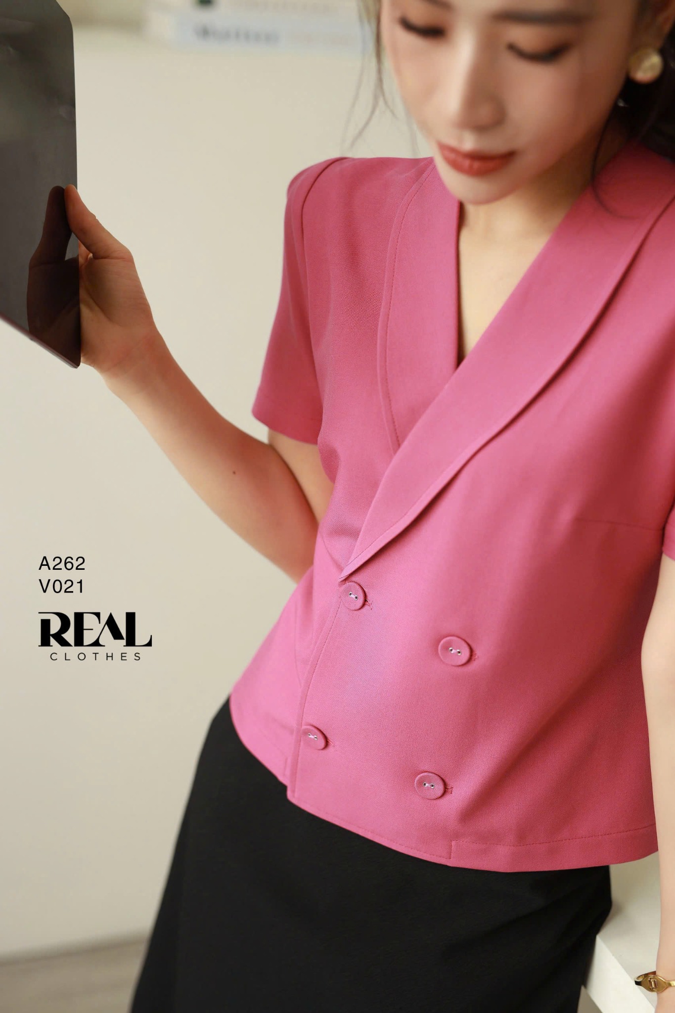 Áo Emma hồng dâu SALE