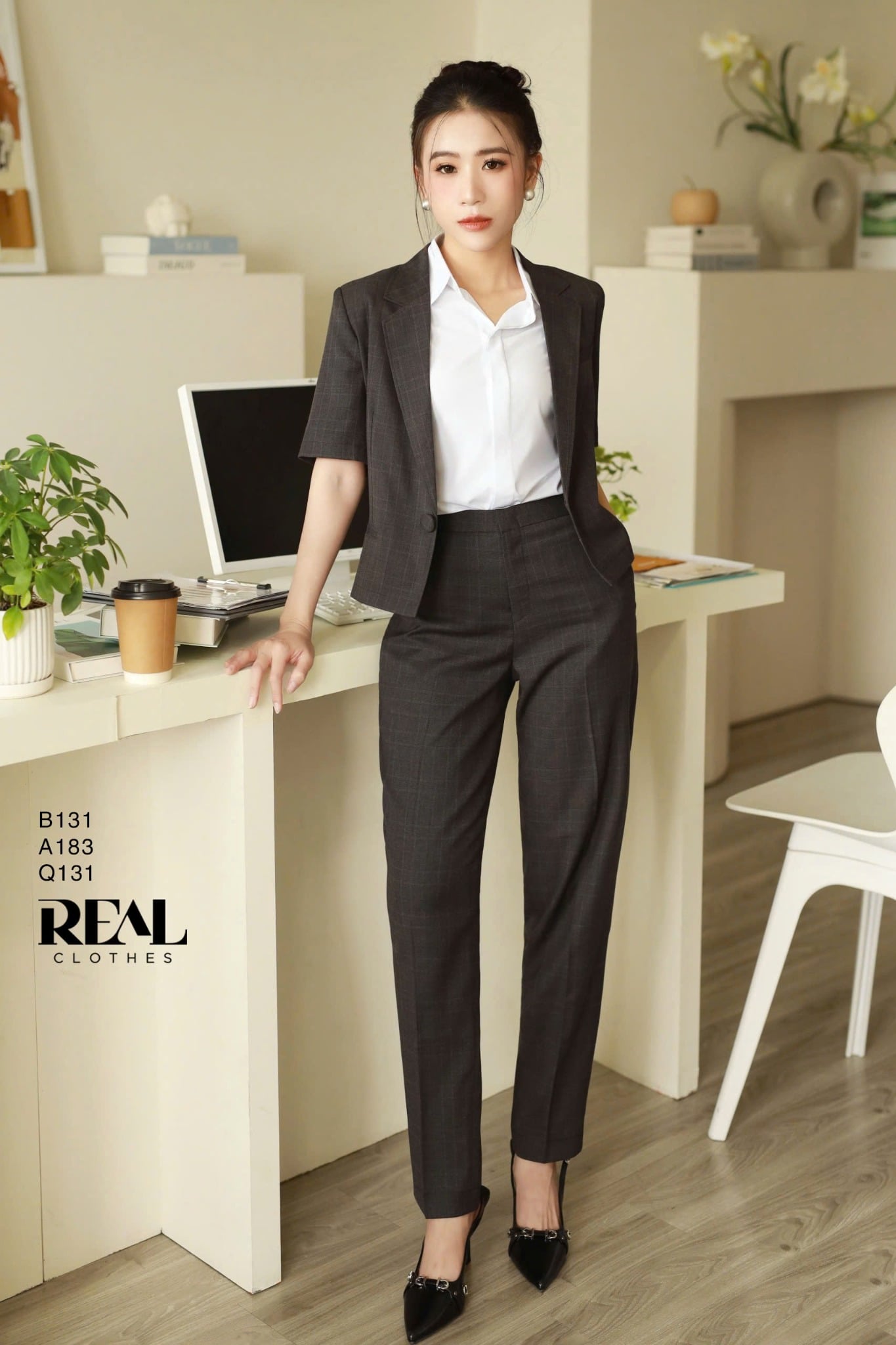 Sơ mi bamboo trắng tay đủ