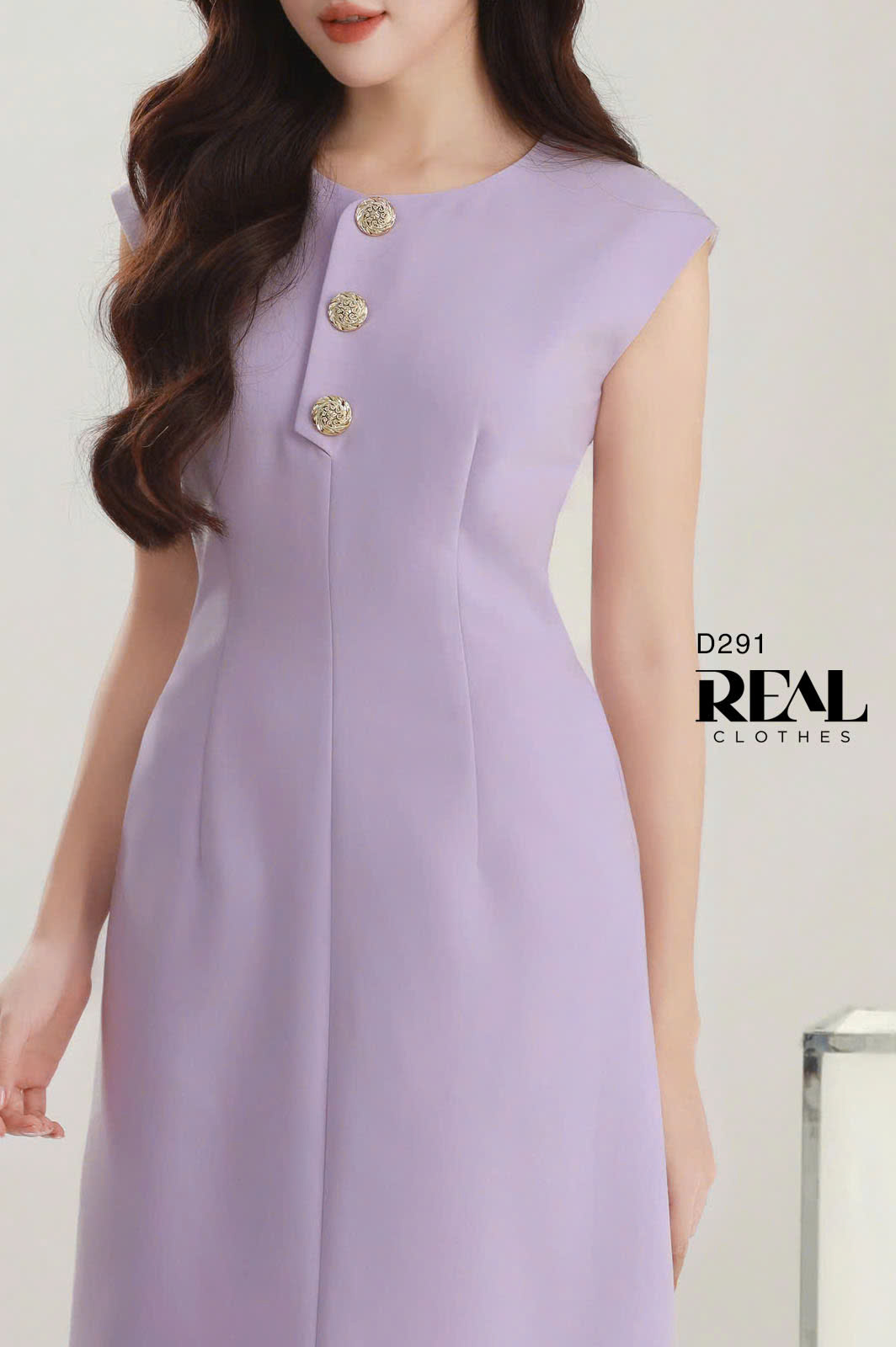 Đầm Hailey Tím Nhạt