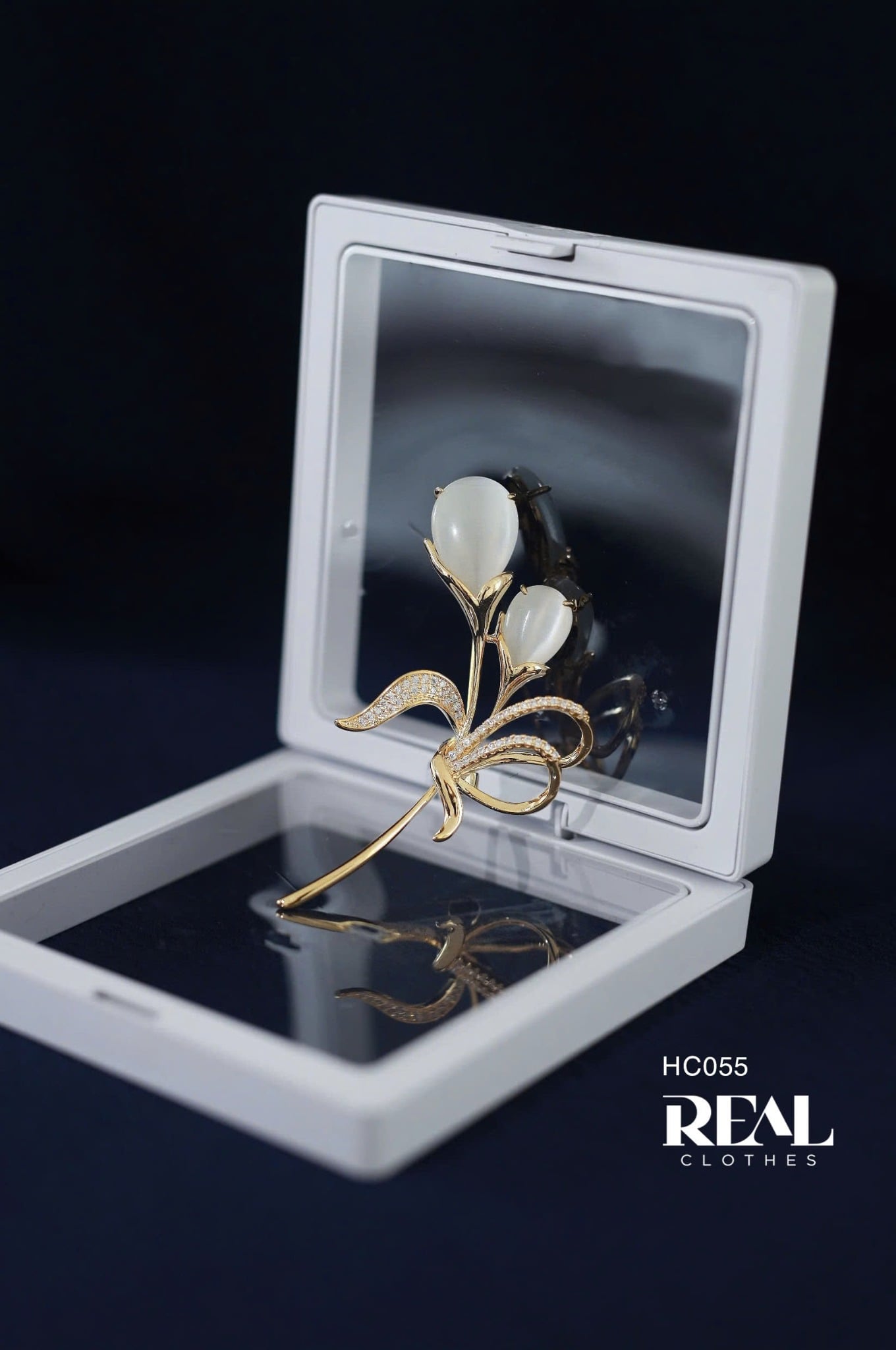 Cài áo premium hoa tulip