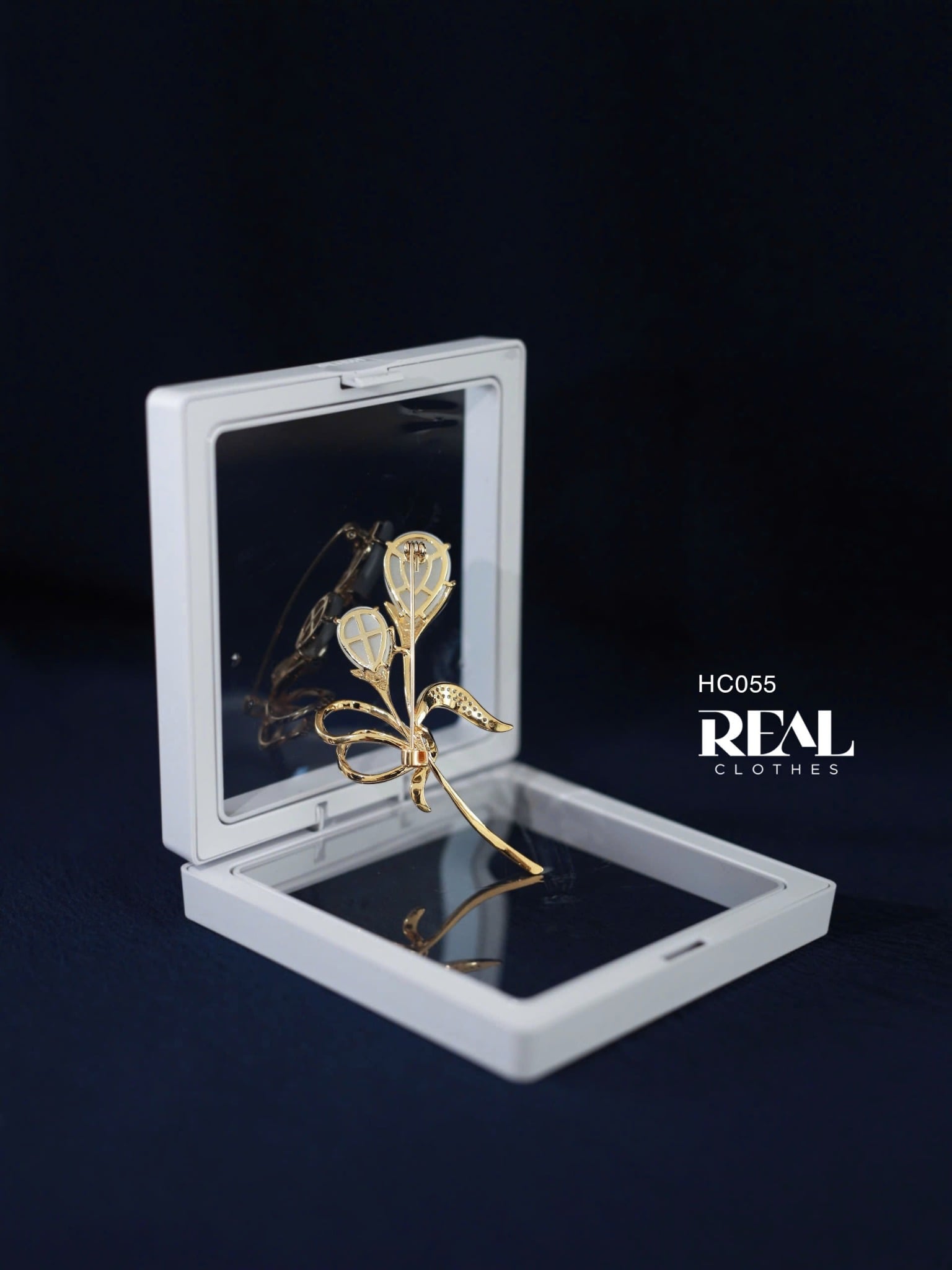 Cài áo premium hoa tulip