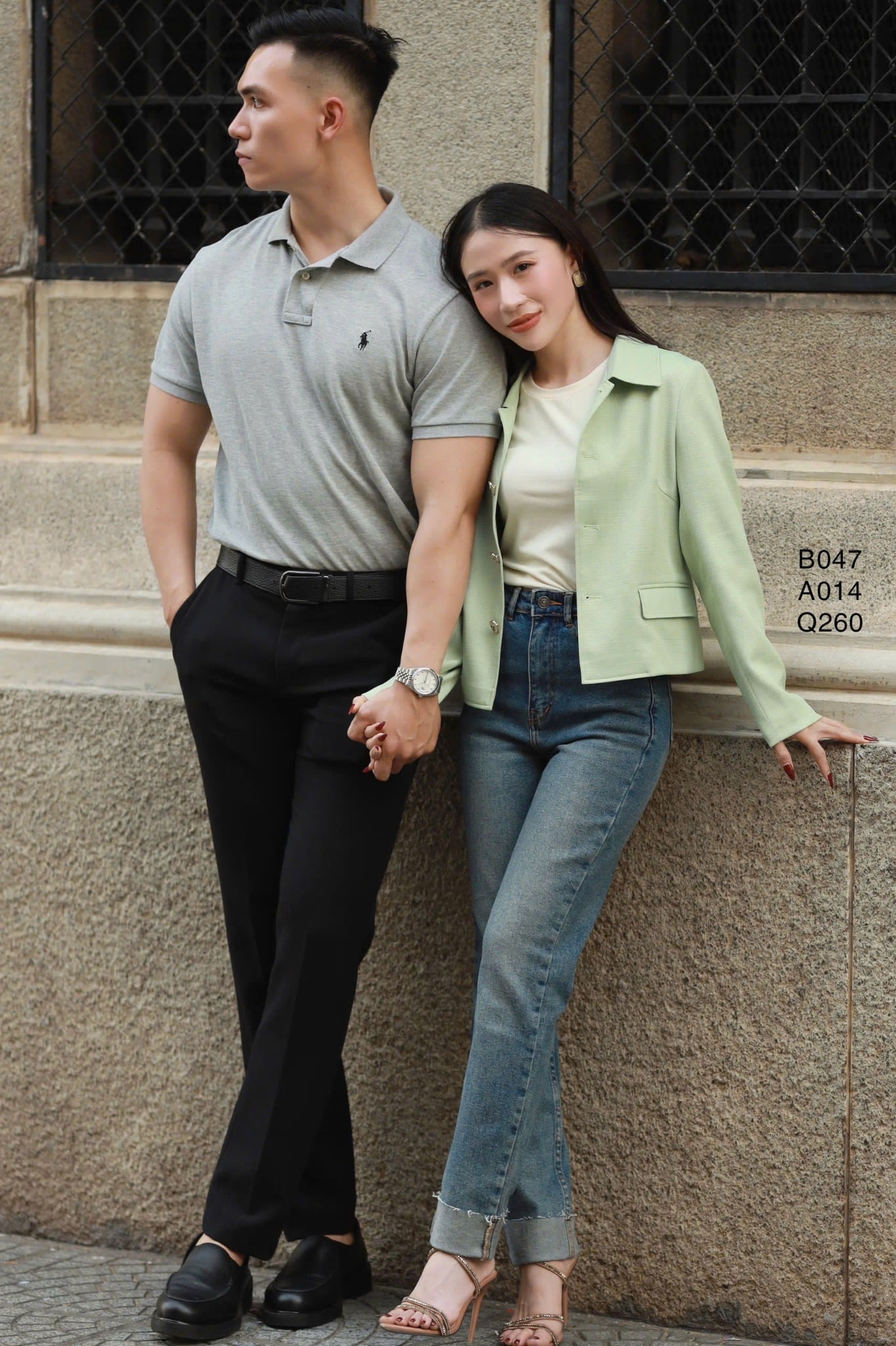 Quần Jeans lật lai xanh đậm - size XS