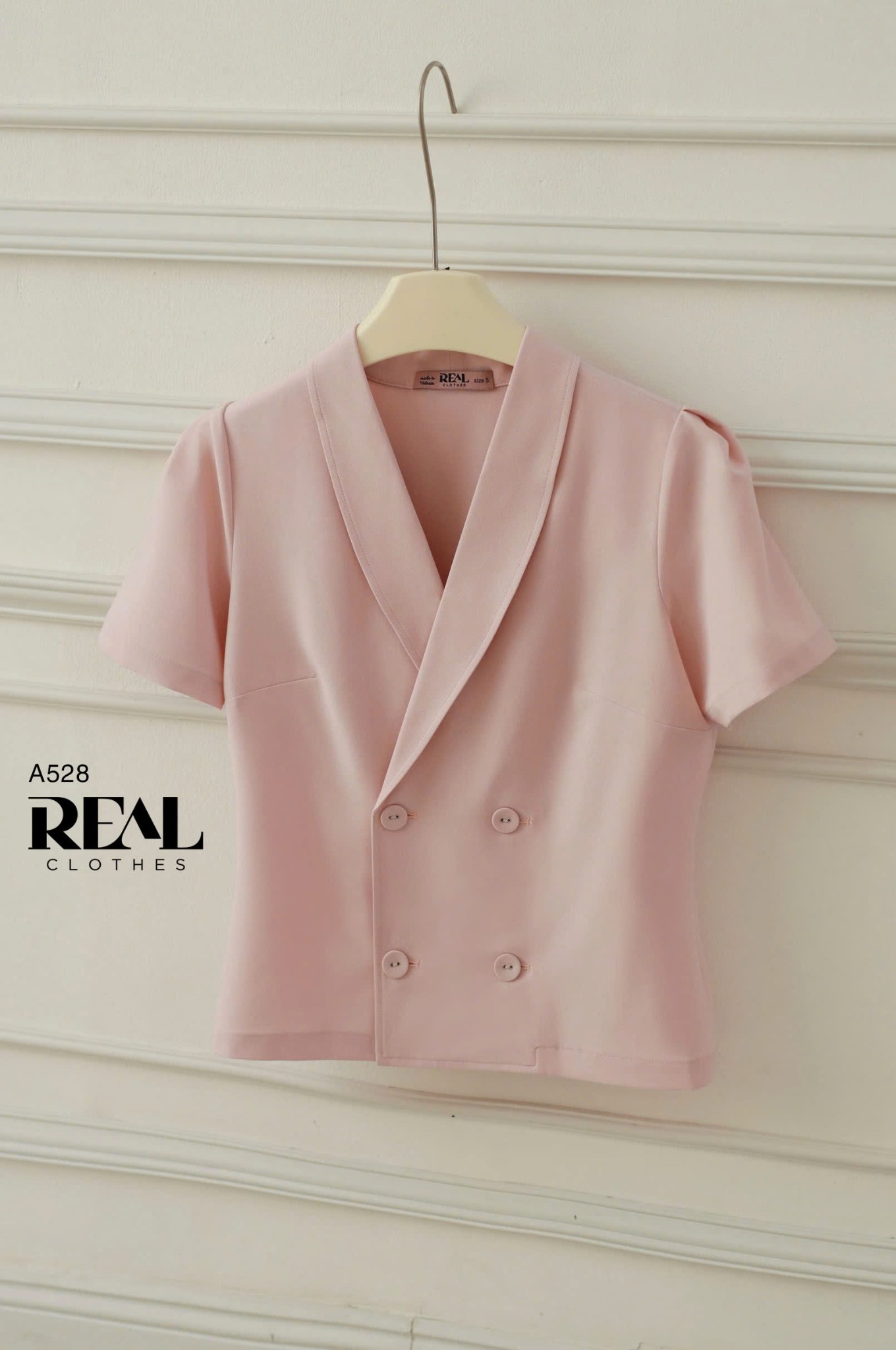 Áo Emma hồng nhạt