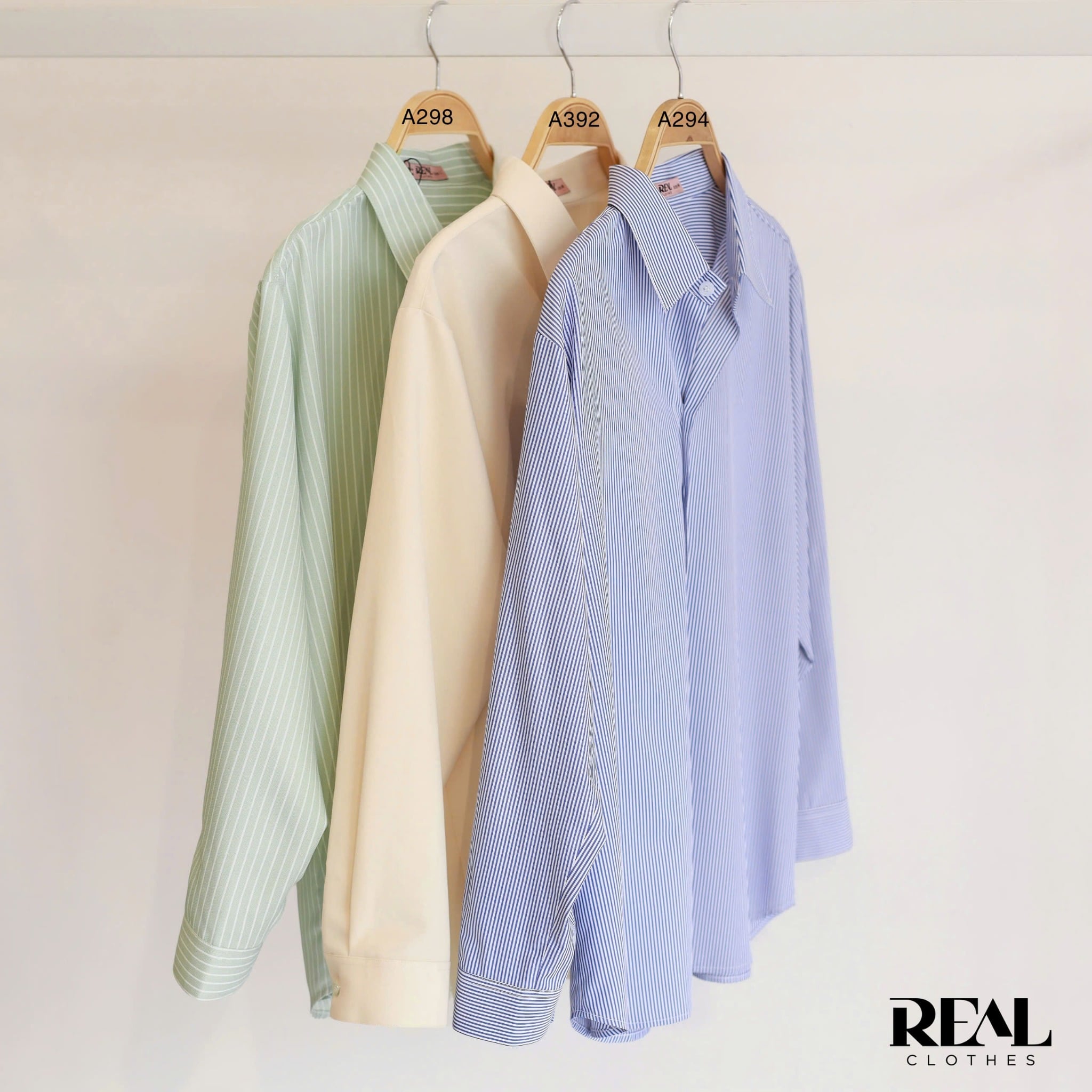 Sơ mi form rộng kem SALE