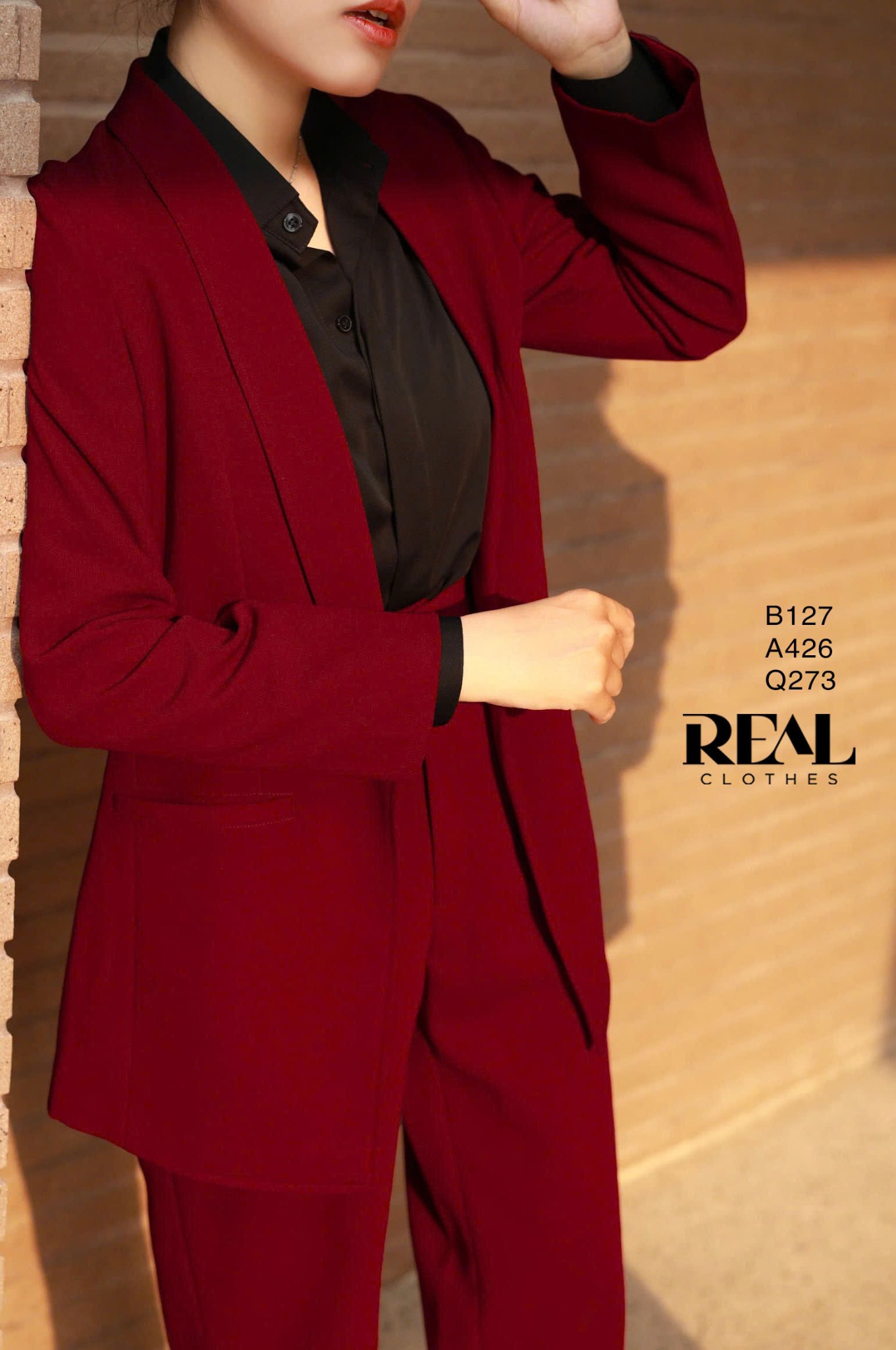 Blazer HQ đỏ đô