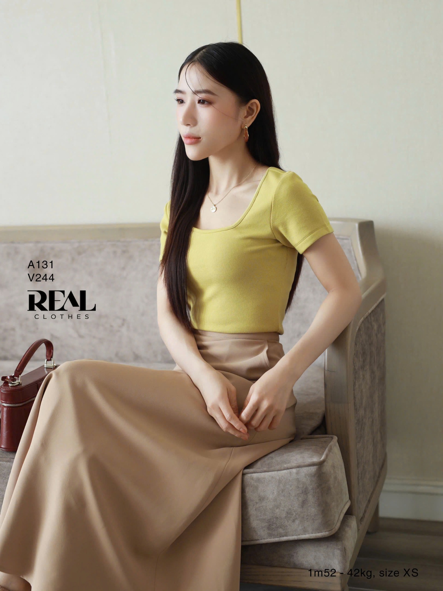 Áo cổ U lemon SALE