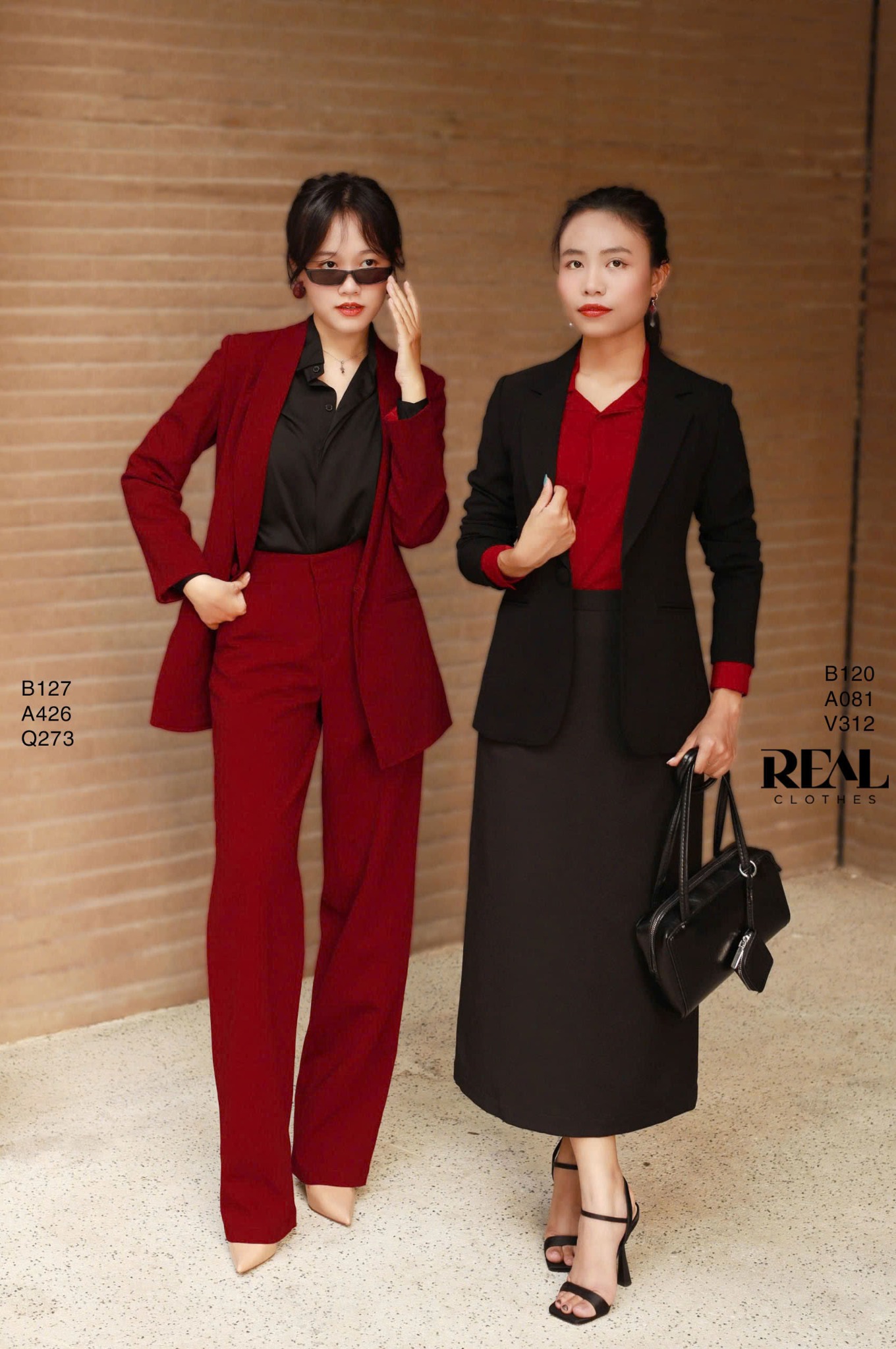 Blazer HQ đỏ đô