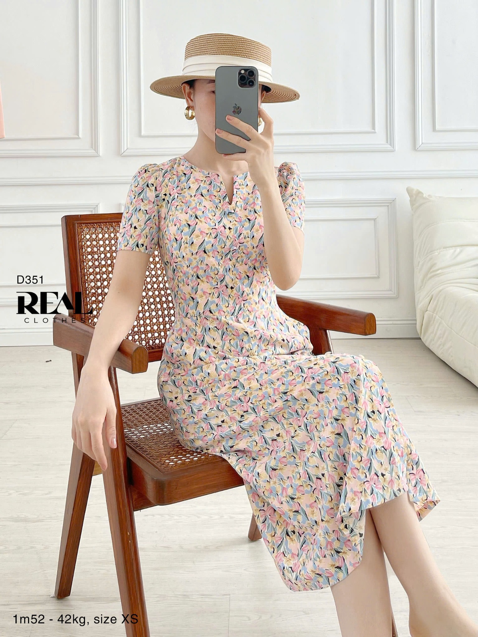 Đầm London vườn hoa hồng SALE