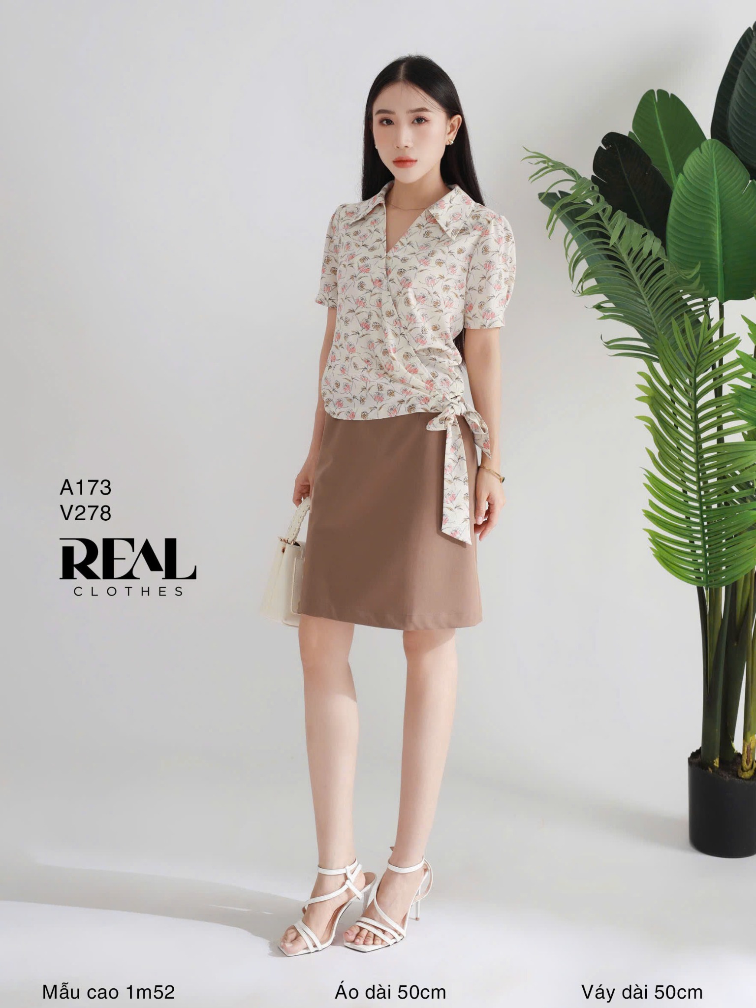 Váy office cà phê sữa