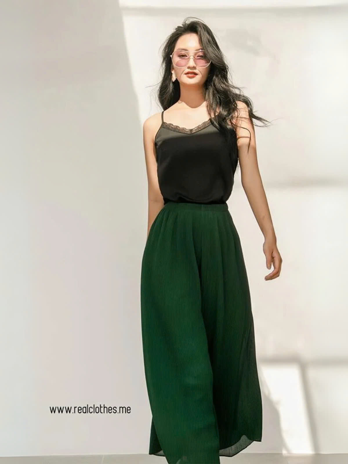  Quần dập li xanh lá dài 80 / 94 SALE 