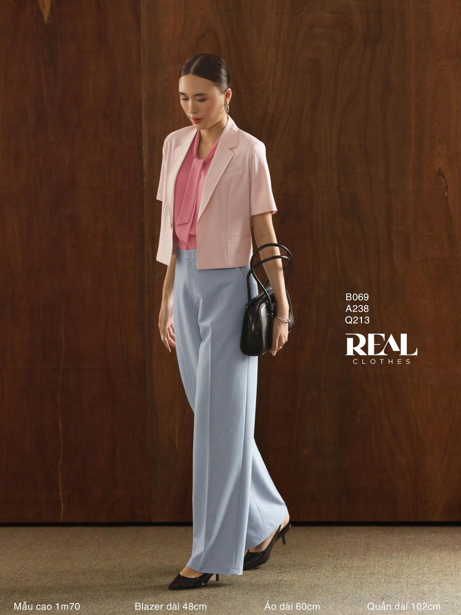 Quần suông Paris blue SALE