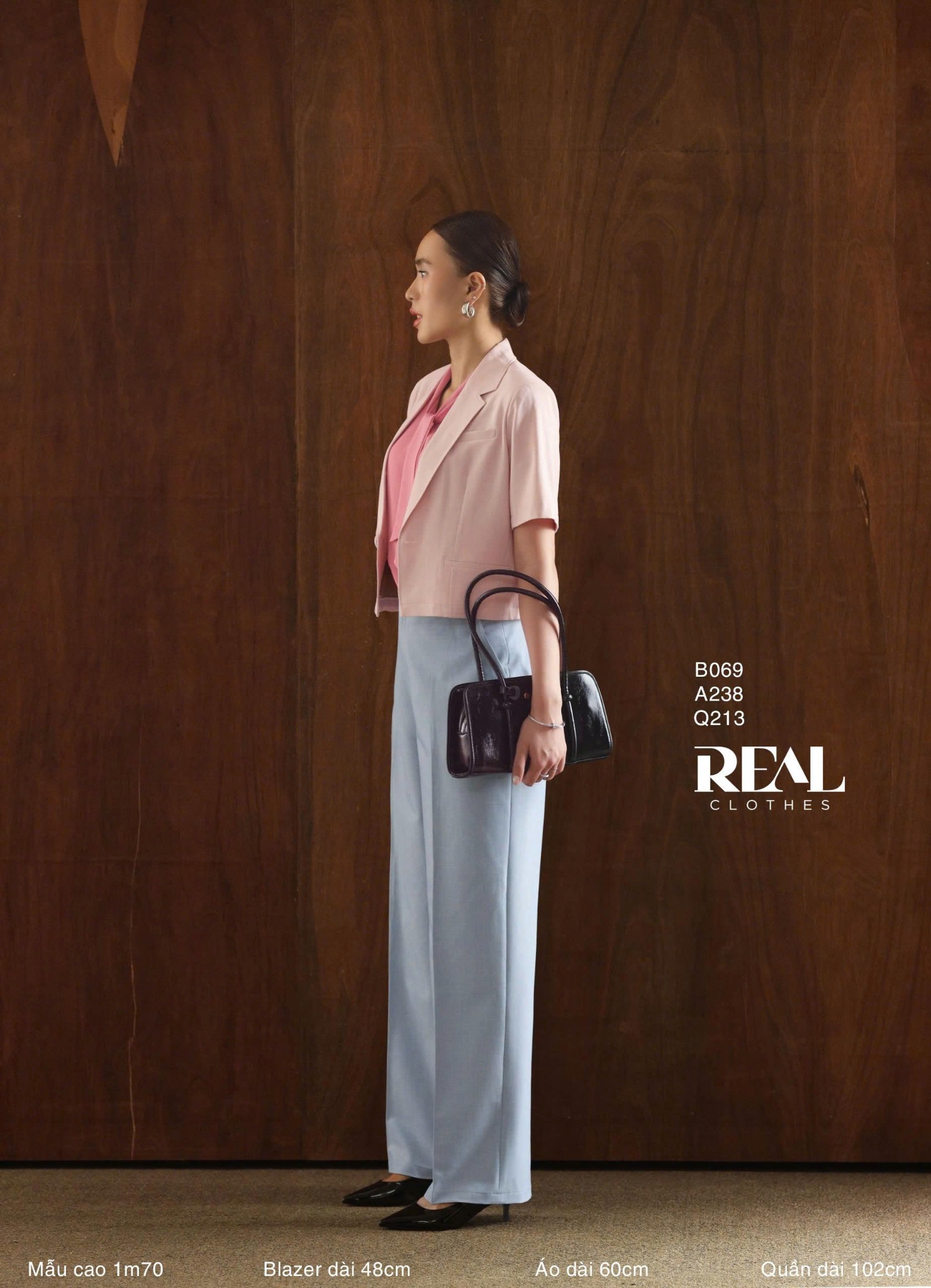 Quần suông Paris blue SALE