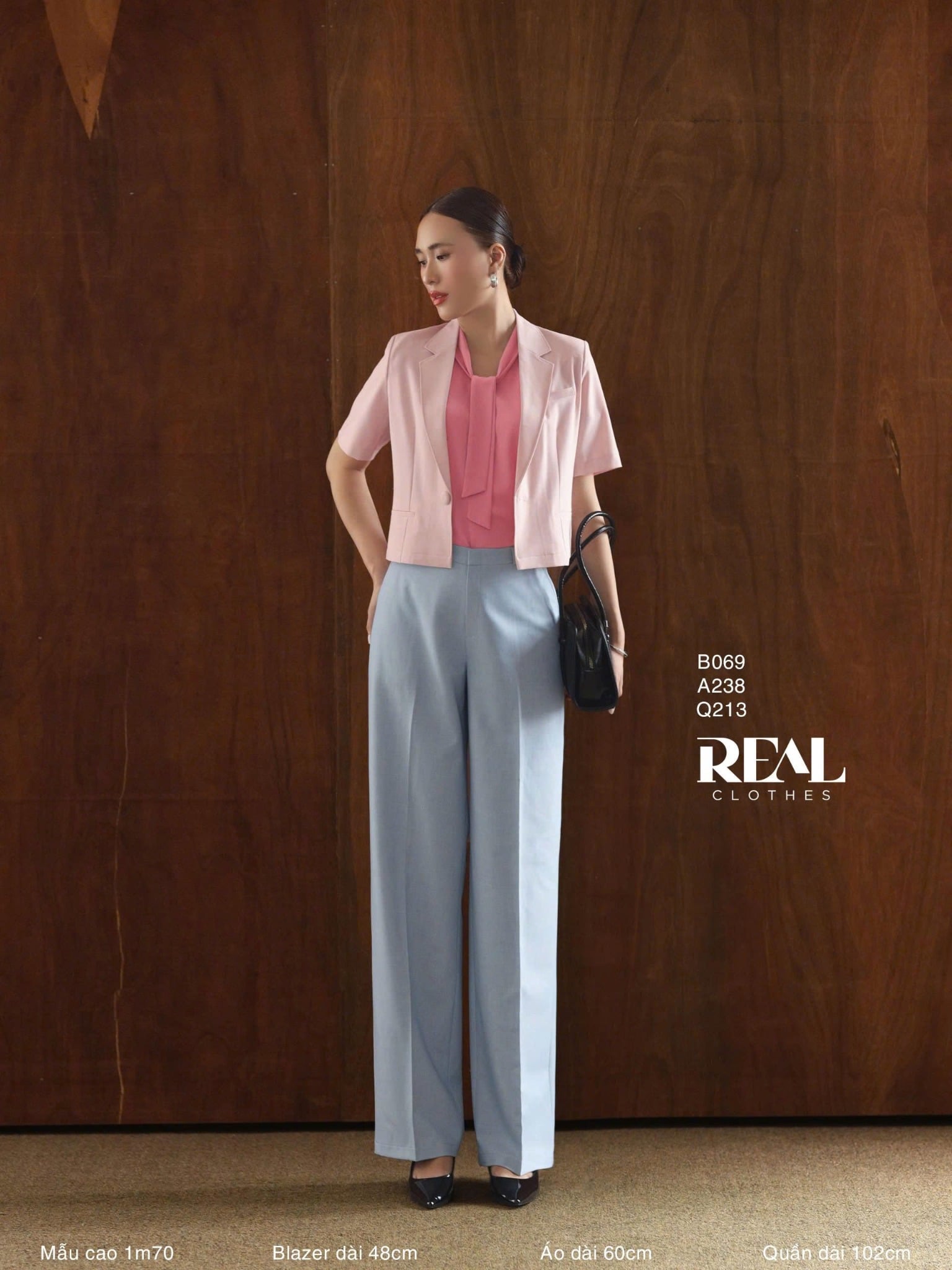 Quần suông Paris blue SALE