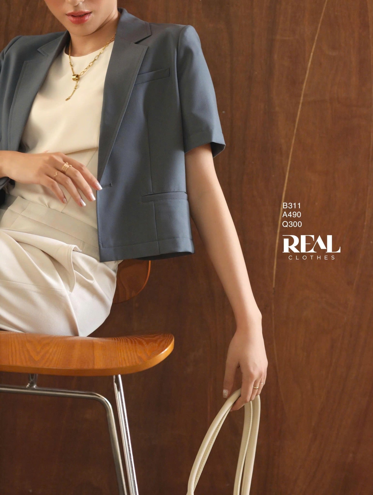 Quần lưng thun suông kem SALE