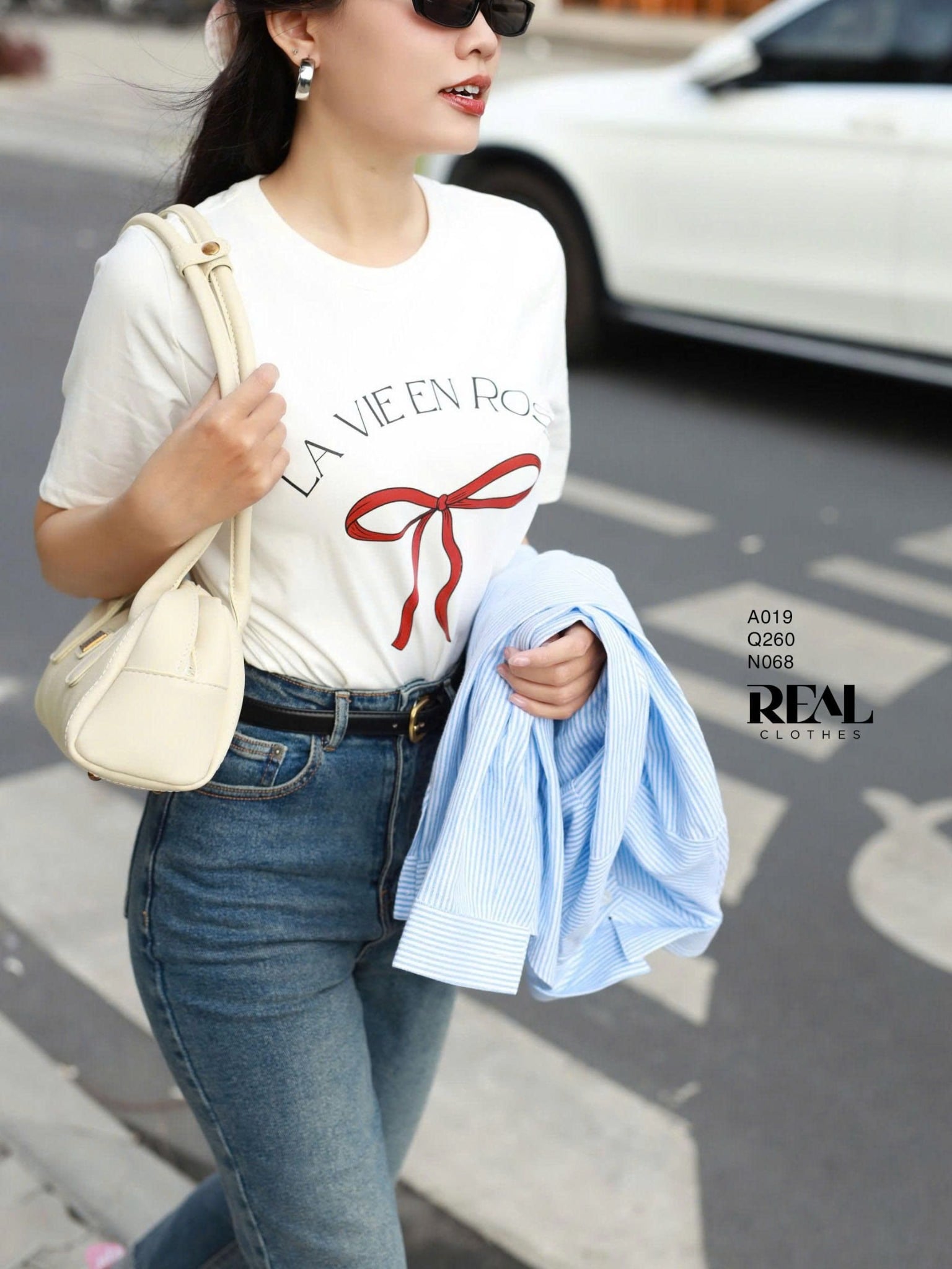 Quần Jeans lật lai xanh đậm - size XS