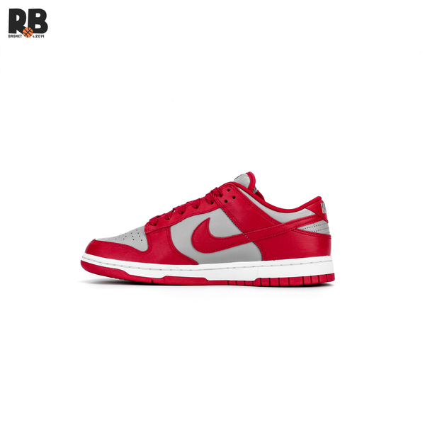 red grey dunk low