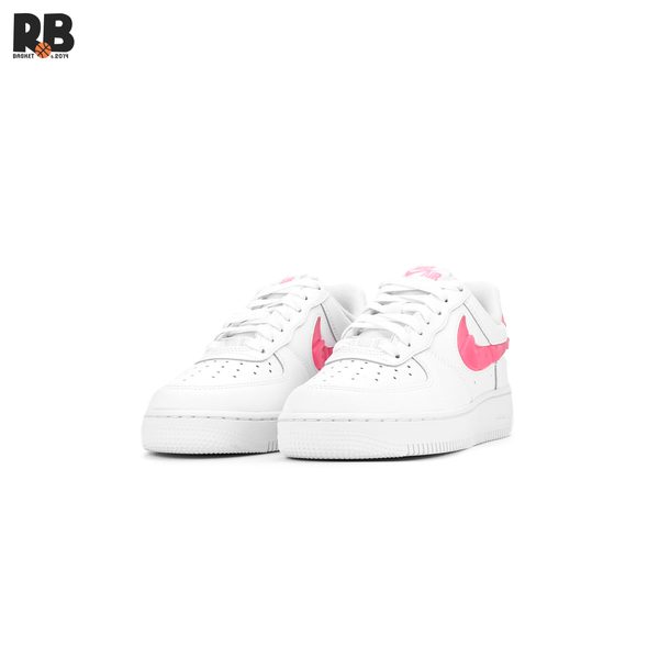 air force 1 07 trainers white sunset pulse black clear