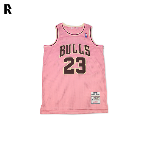 JORDAN CHICAGO BULLS PINK EDITION JERSEY