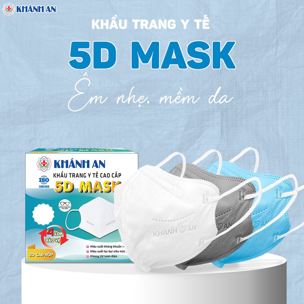 Khẩu trang y tế 5D Mask Khánh An