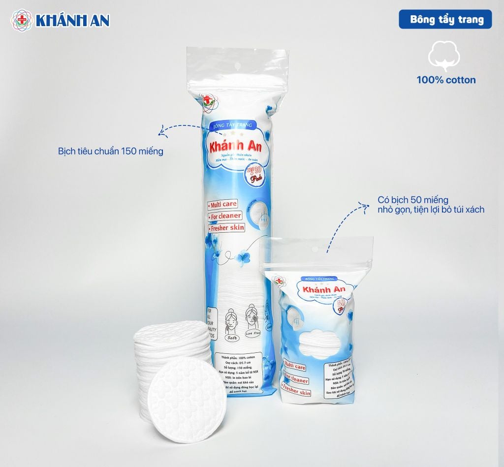 Bông tẩy trang Khánh An